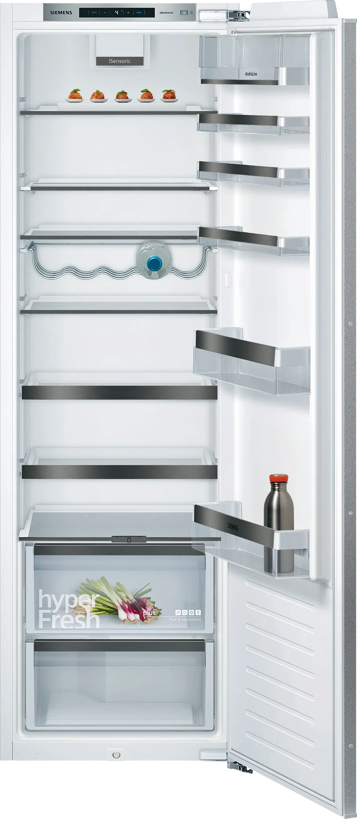 iQ500 Built-in fridge 177.2 x 55.8 cm soft close flat hinge 