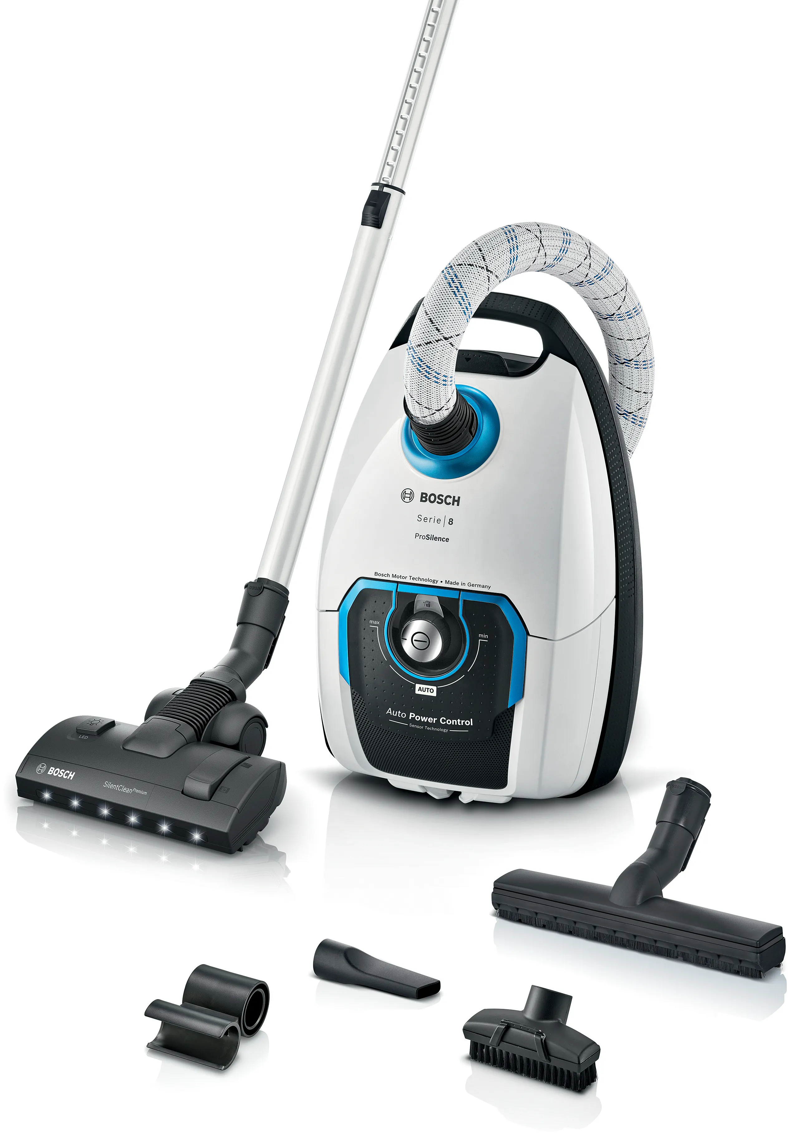 Serie 8 Støvsuger ProSilence Hvid 