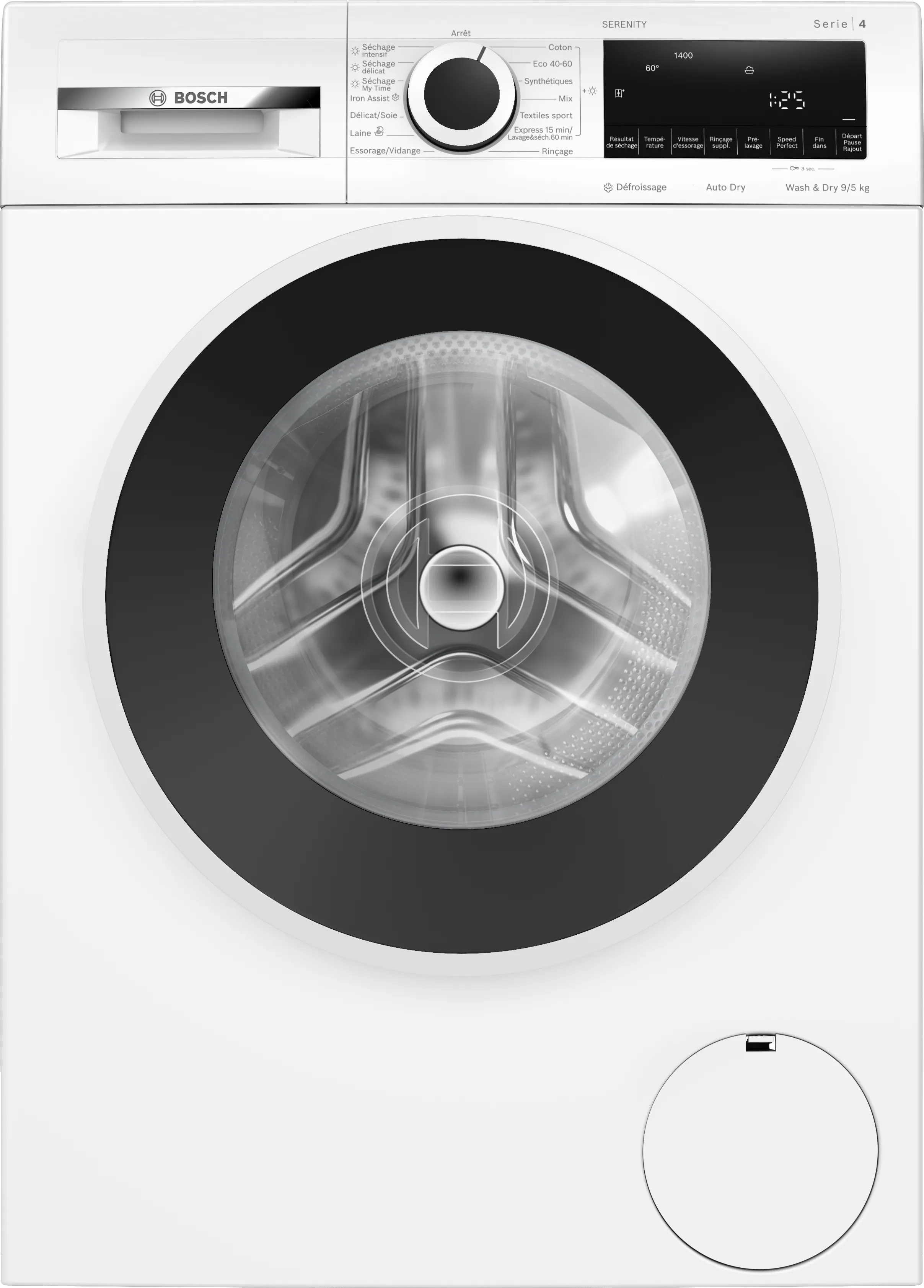 Série 4 Machine à lave séchante 9/5 kg max. 1400 tr/min 
