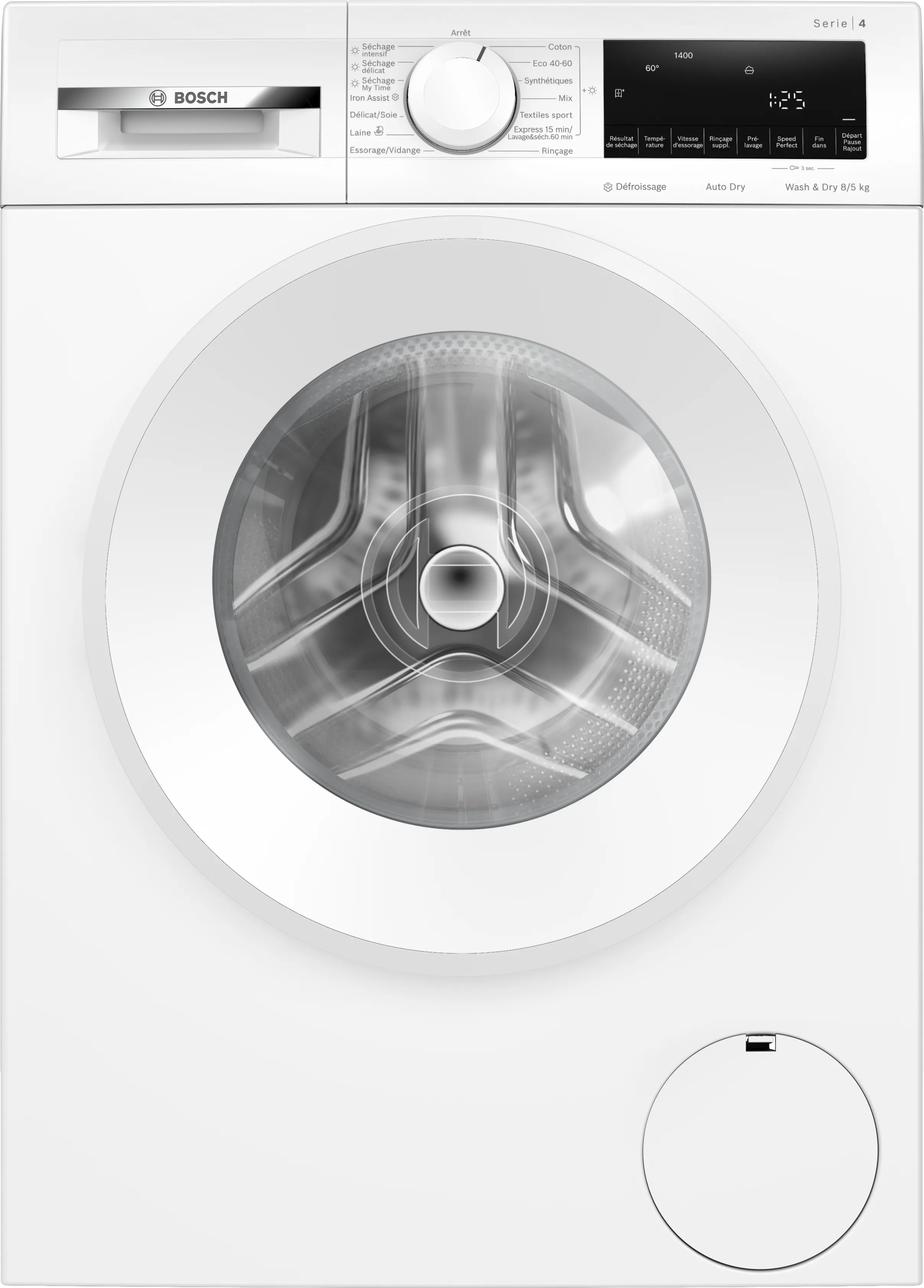 Série 4 Machine à lave séchante 8/5 kg max. 1400 tr/min 