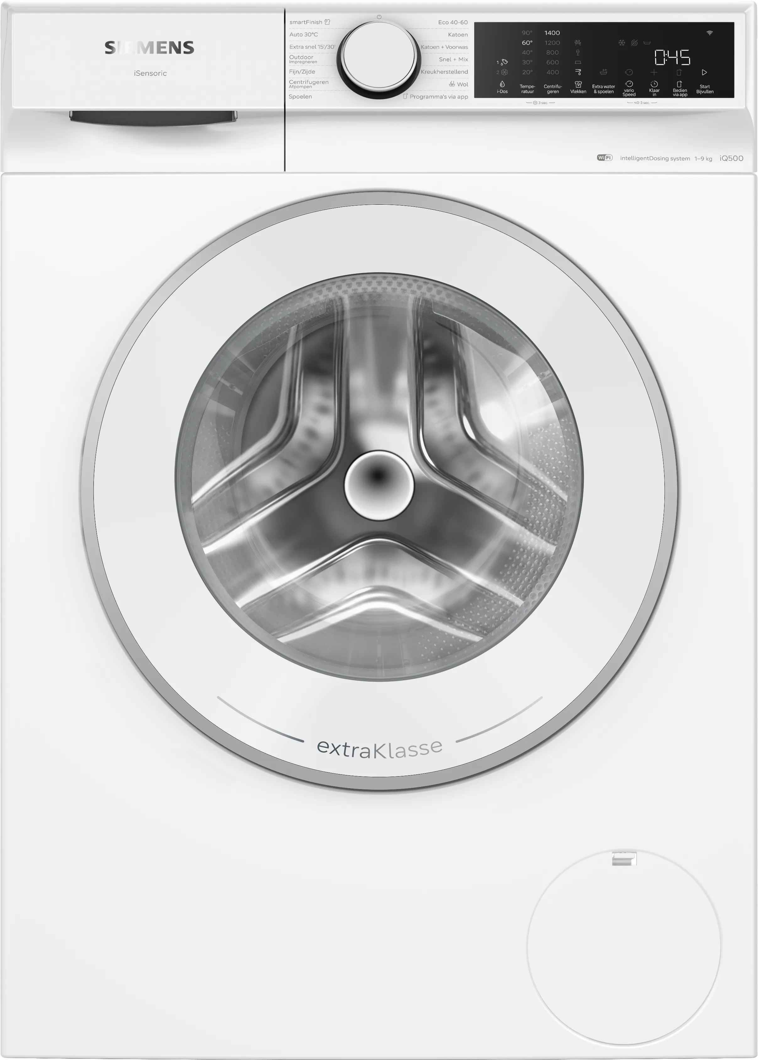 iQ500 Wasmachine, voorlader 9 kg max. 1400 rpm 