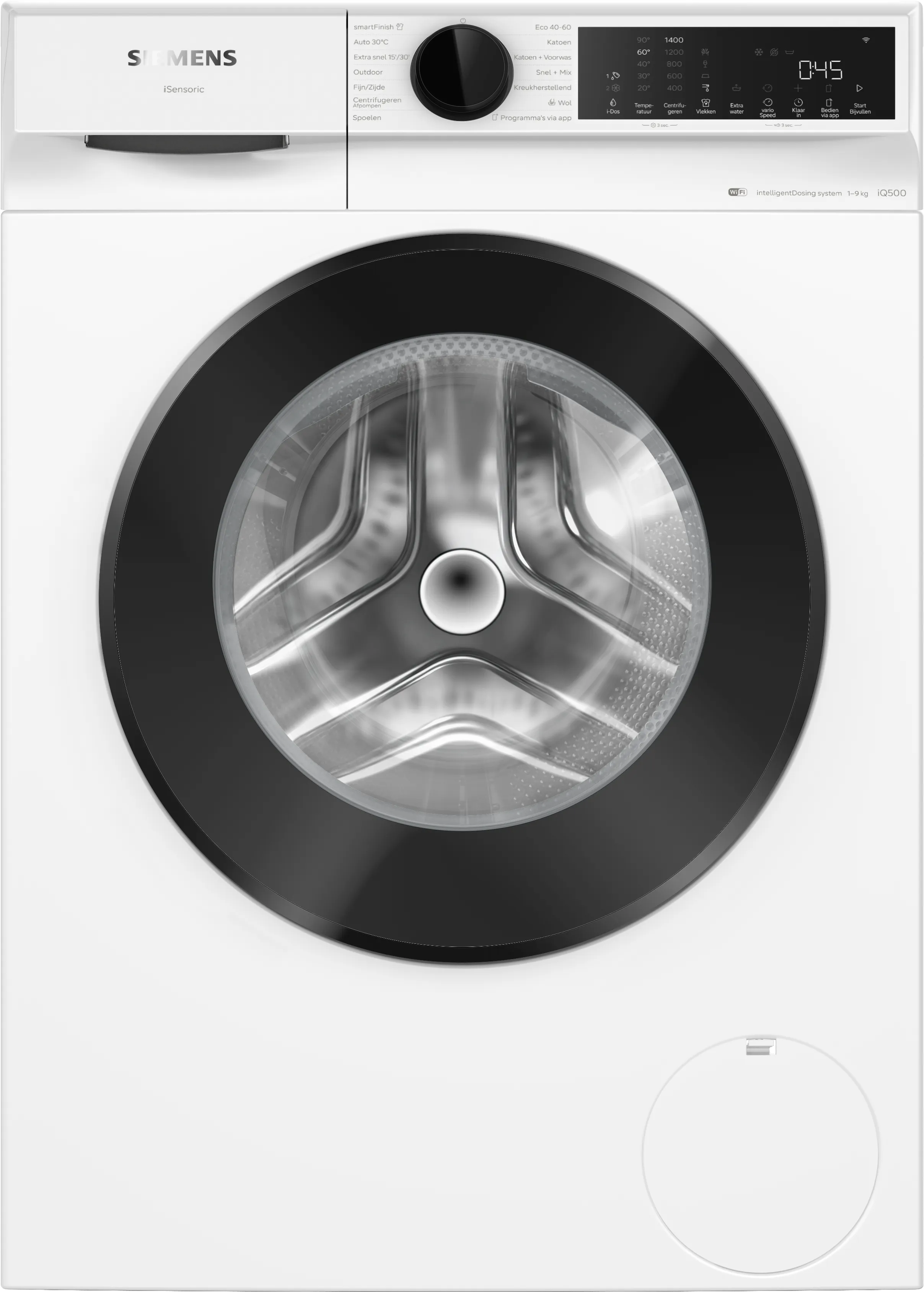 iQ500 Wasmachine, voorlader 9 kg max. 1400 rpm 