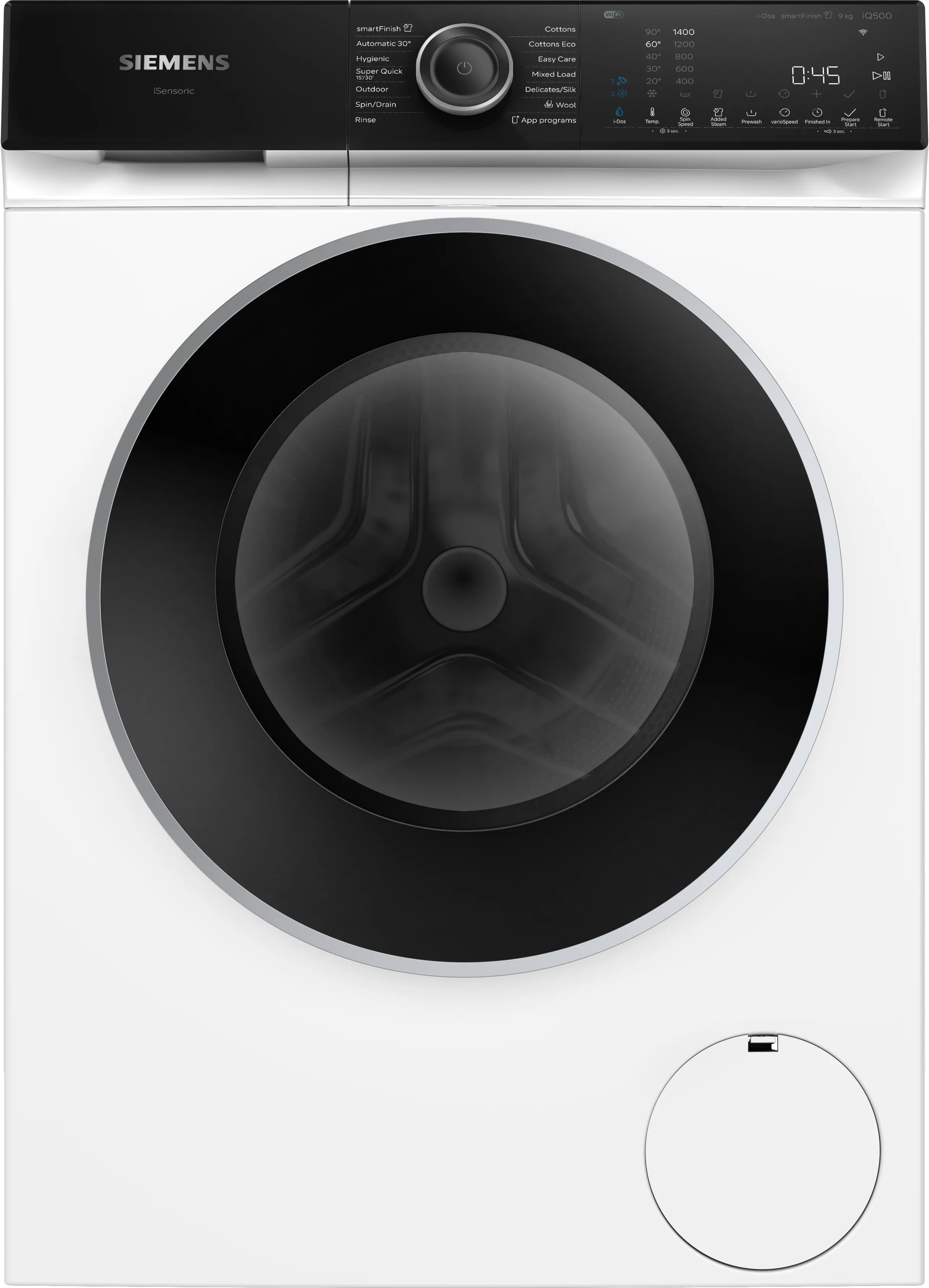 iQ500 washing machine, front loader 9 kg 1400 rpm 