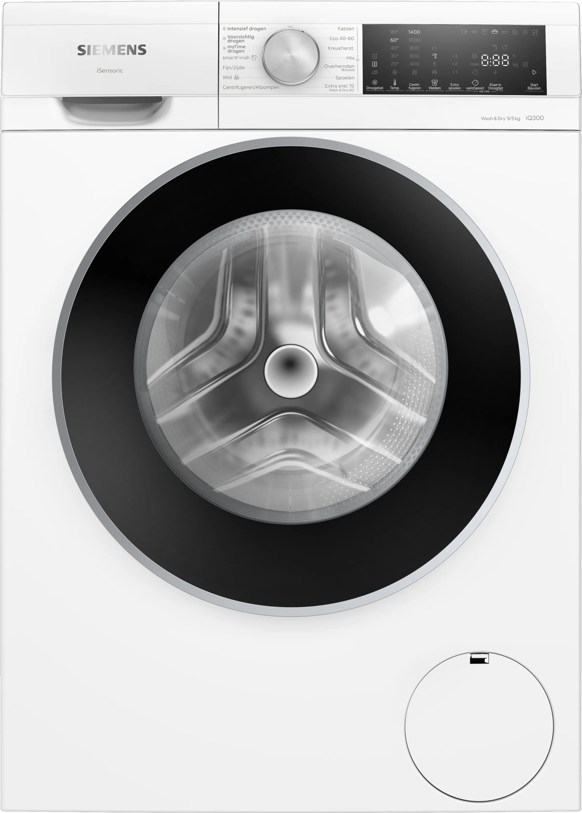 iQ300 Was-droogcombinatie 9/5 kg max. 1400 rpm 