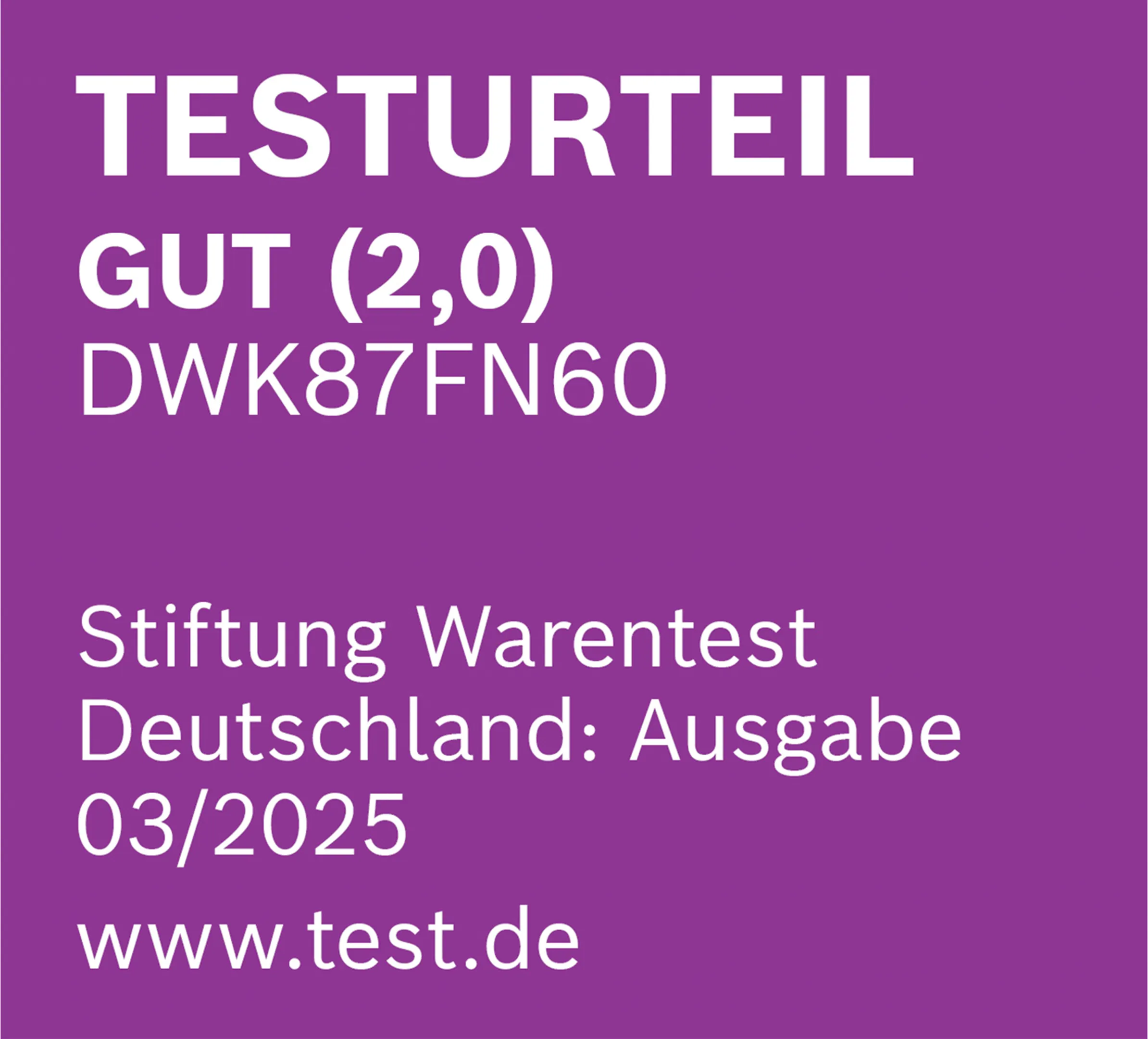 Foto Nr. 7 des Produkts DWK87FN60