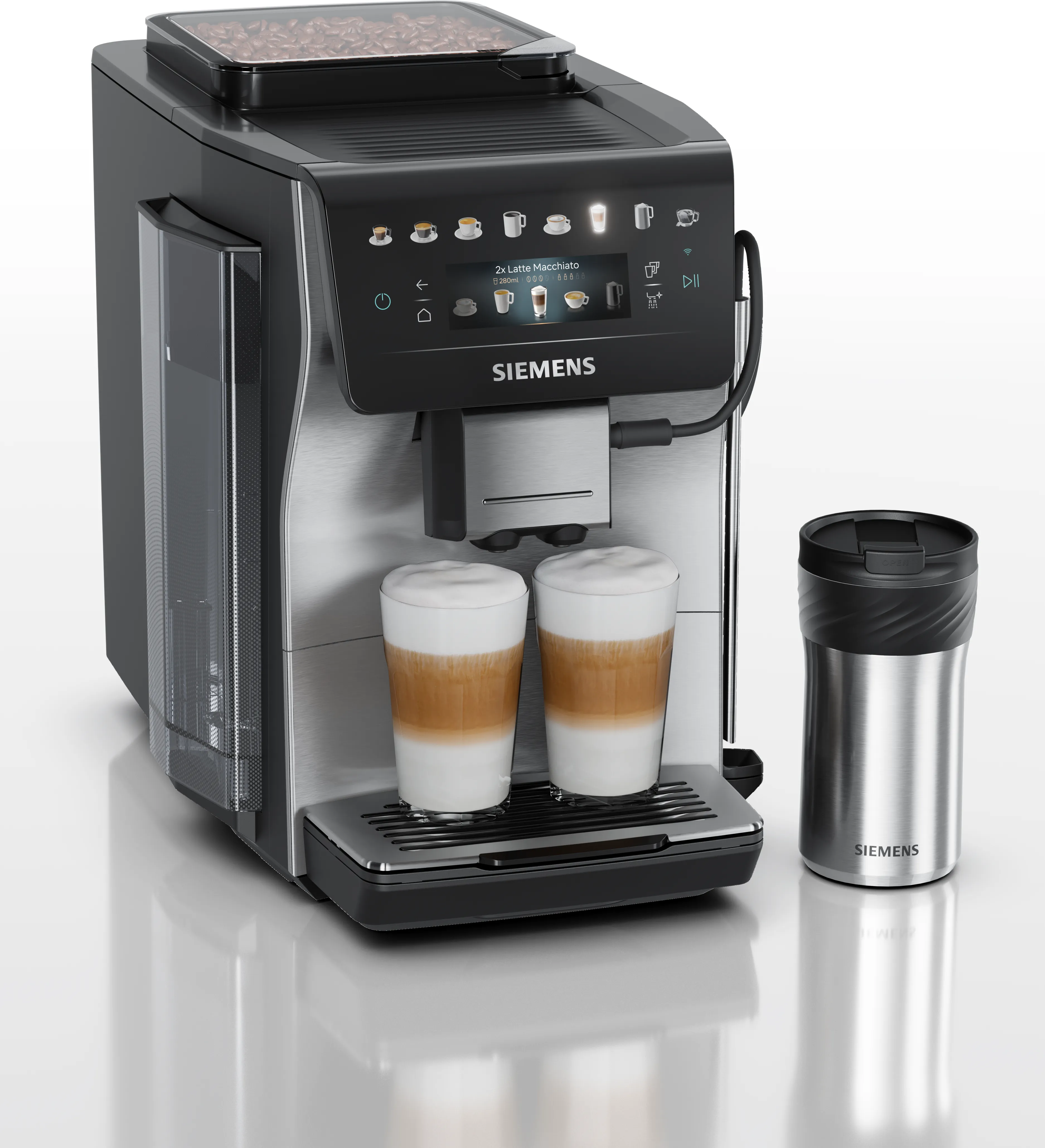 Plně automatický kávovar EQ600 iAroma nerez