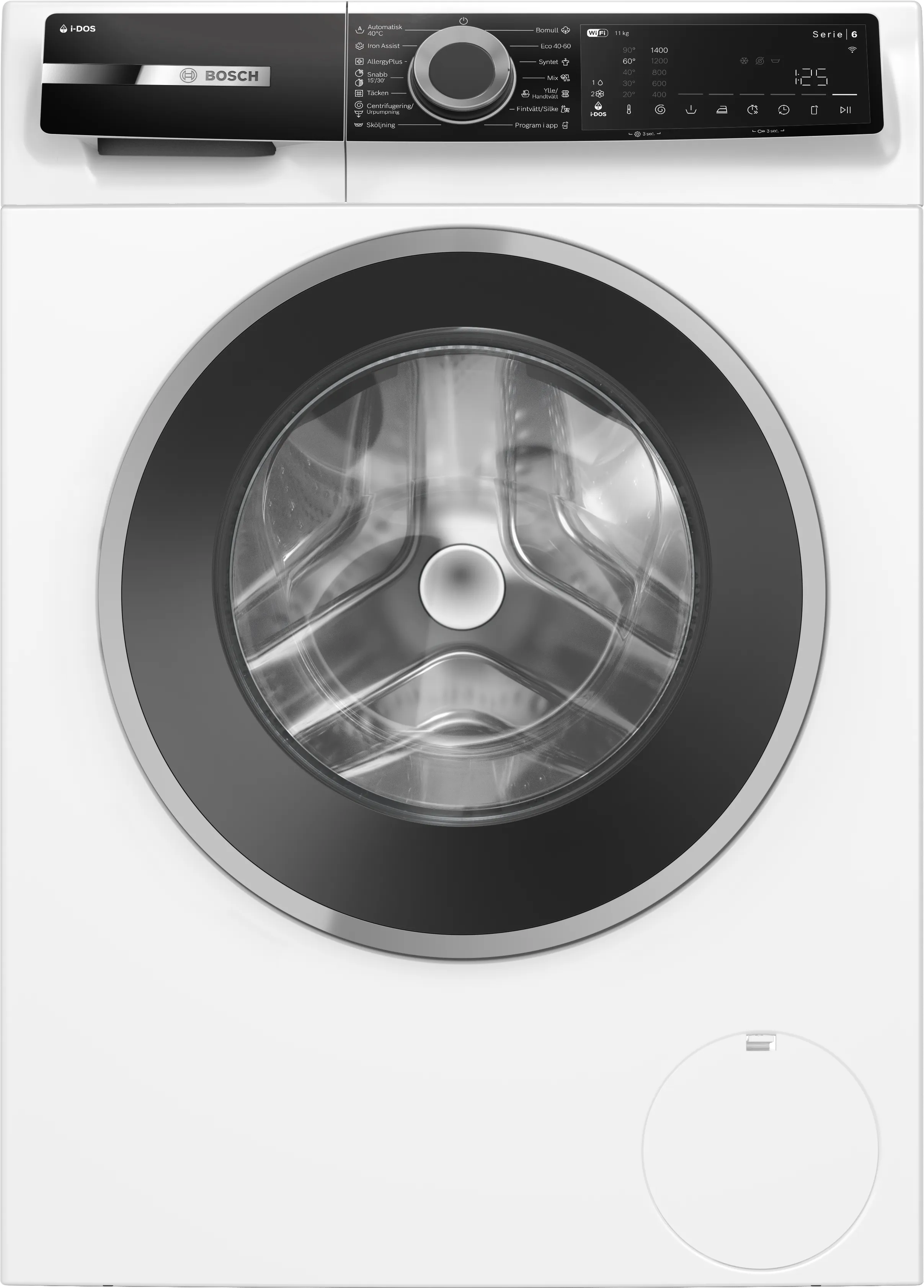 Serie 6 Tvättmaskin, frontmatad 11 kg max. 1400 varv/min 