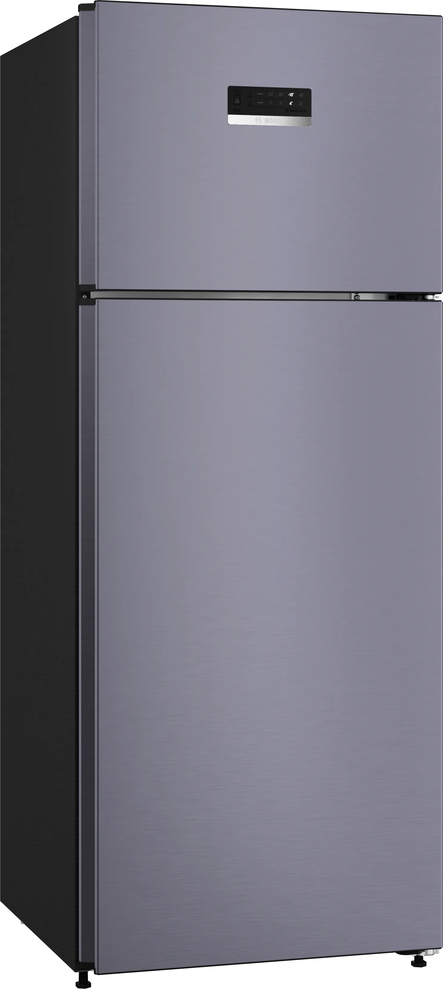 Series 4 free-standing fridge-freezer with freezer at top 156 x 60.5 cm Blue, Total No Frost 