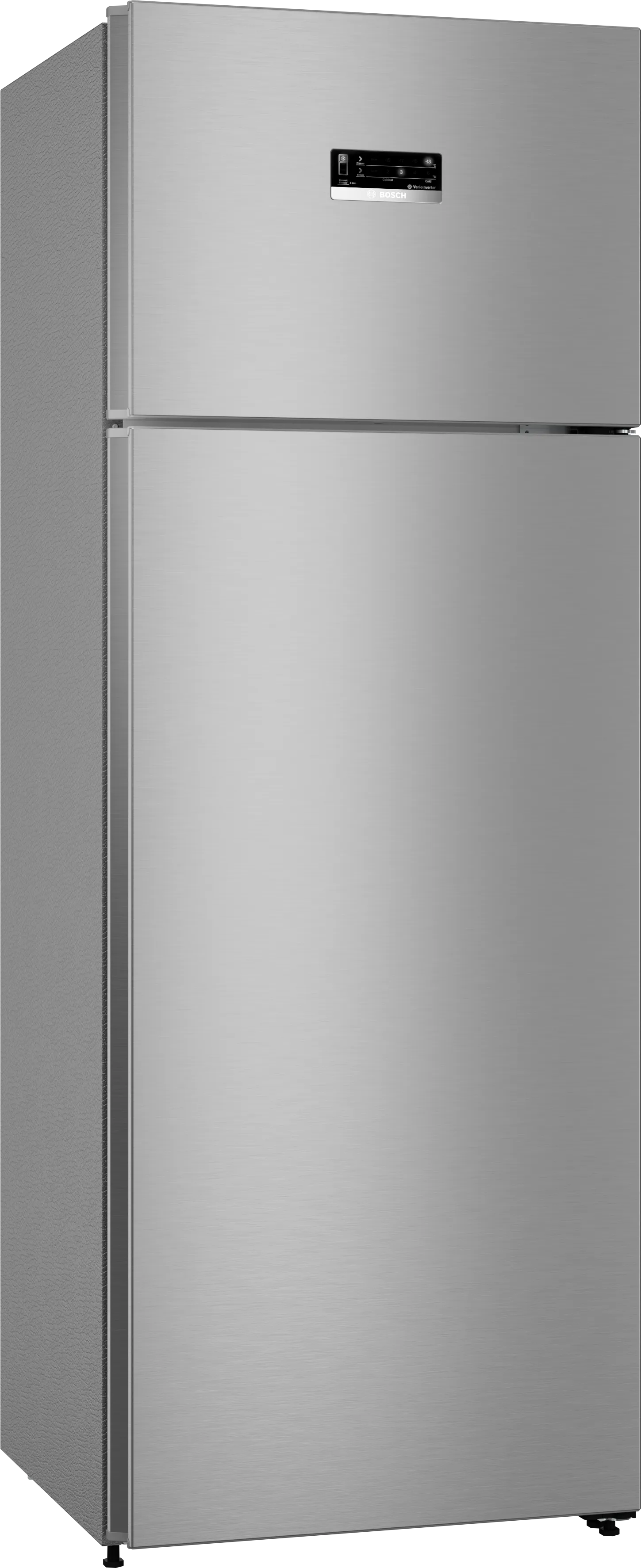 Series 4 free-standing fridge-freezer with freezer at top 187 x 67 cm Graphite, Total No Frost 