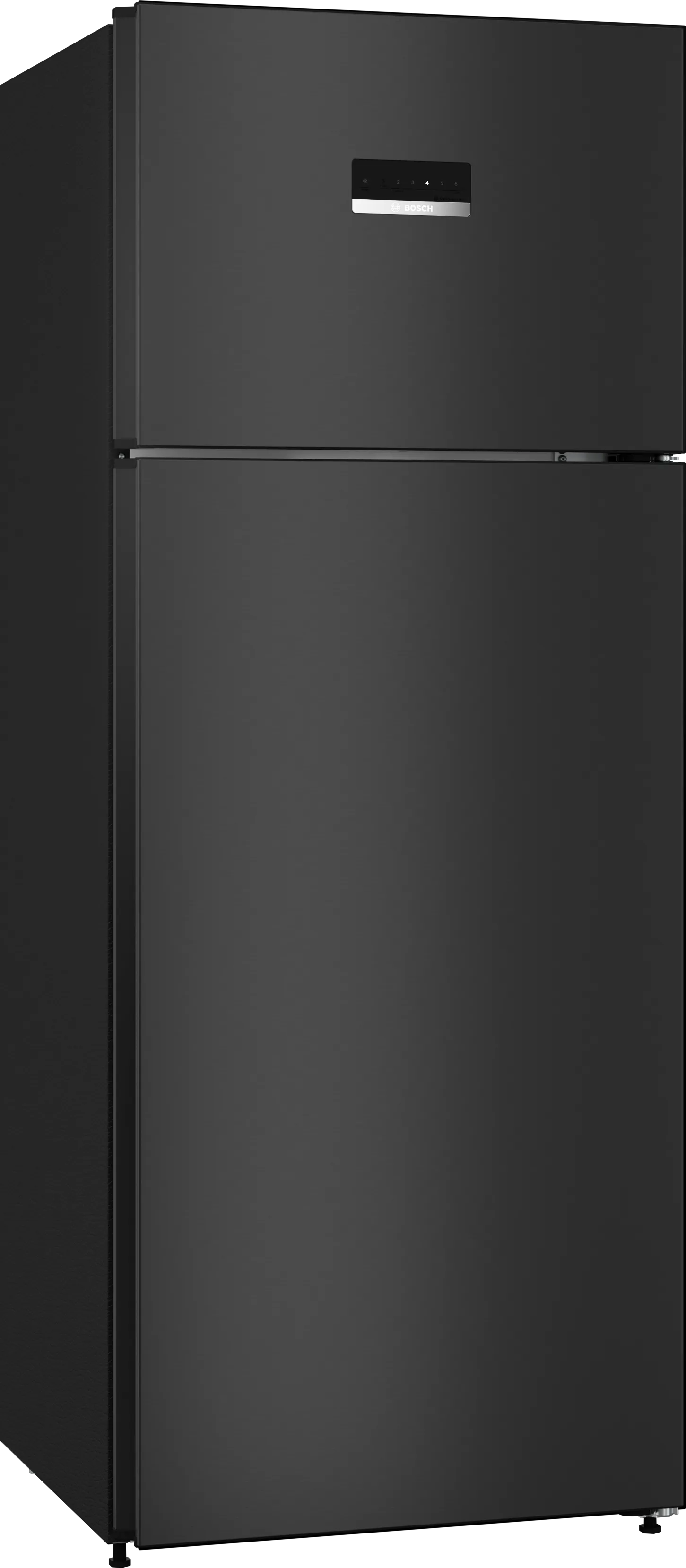 Series 4 free-standing fridge-freezer with freezer at top 175 x 67 cm Silver, Total No Frost 