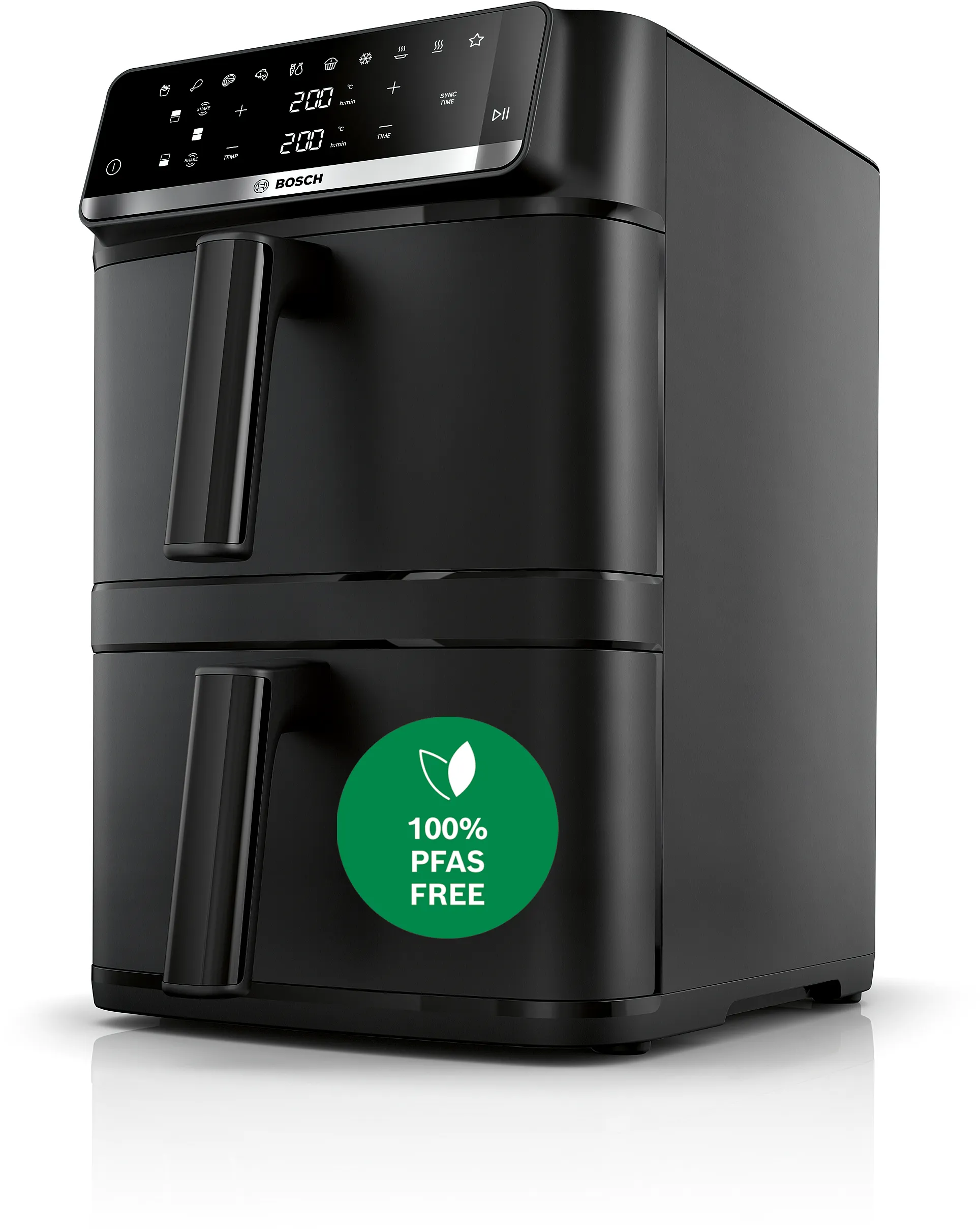 Series 6 Double Stack Drawer Air Fryer Black 