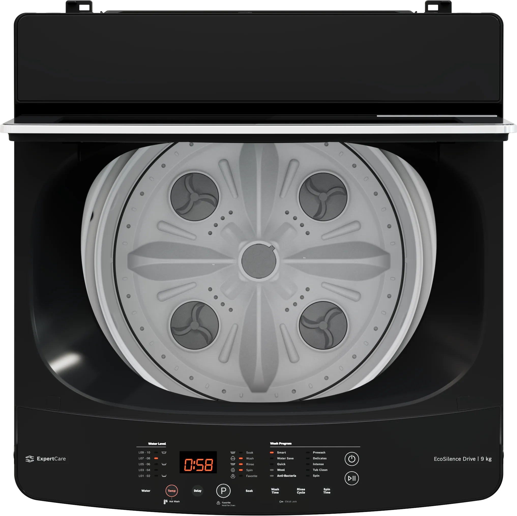 Bosch WOE90EV0IN Series 2 washing machine, top loader 680 rpm - View 2
