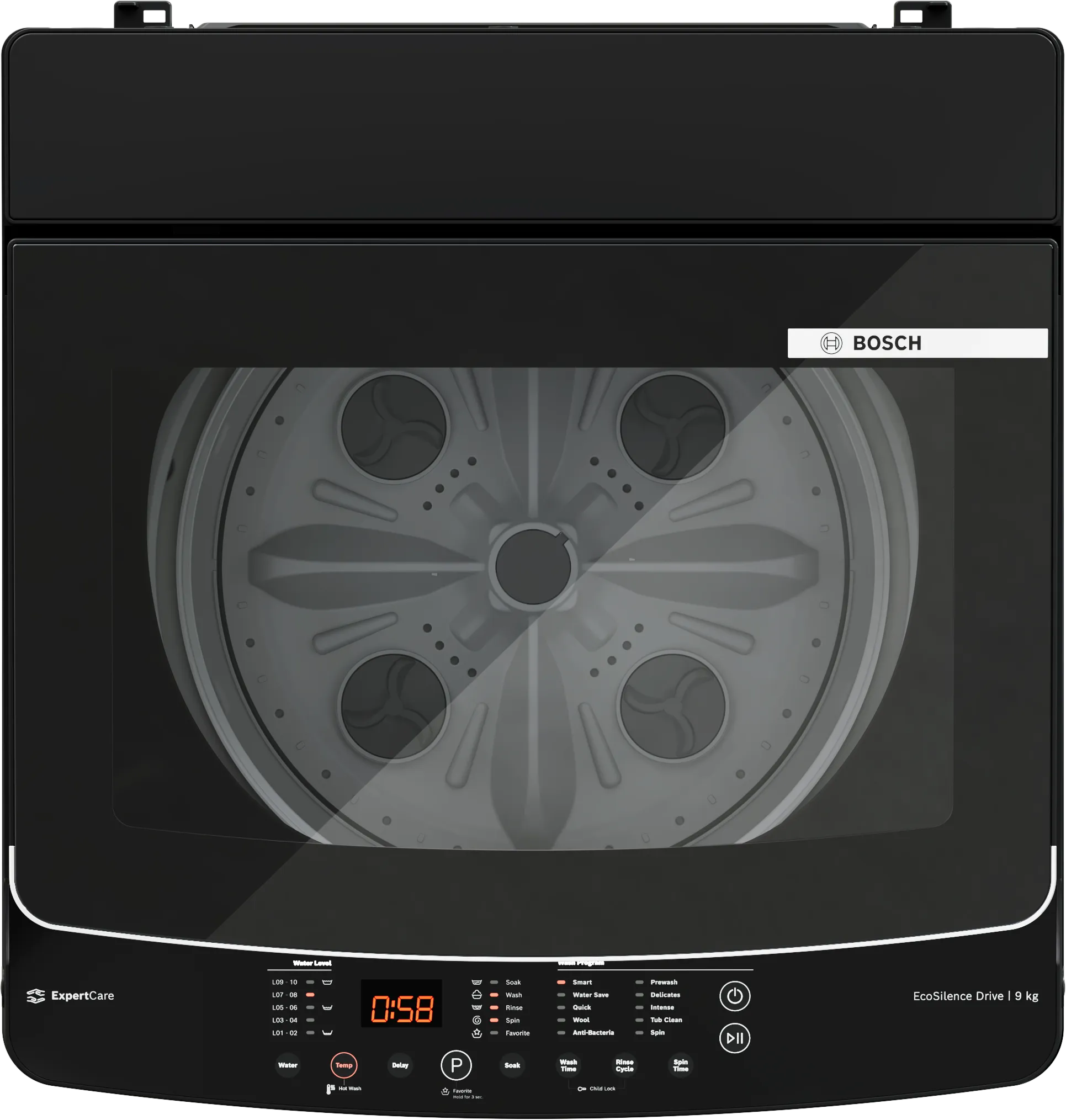 Bosch WOE90EV0IN Series 2 washing machine, top loader 680 rpm - View 4