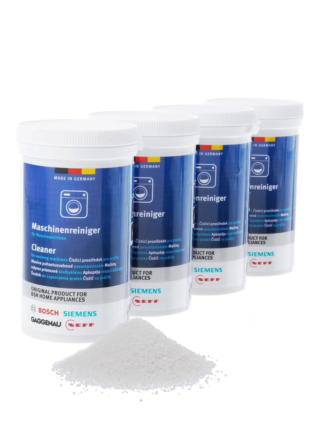 Maschinenreiniger Vorteilspack: 4x Waschmaschinenreiniger Nachfolgeprodukt von 00311929 