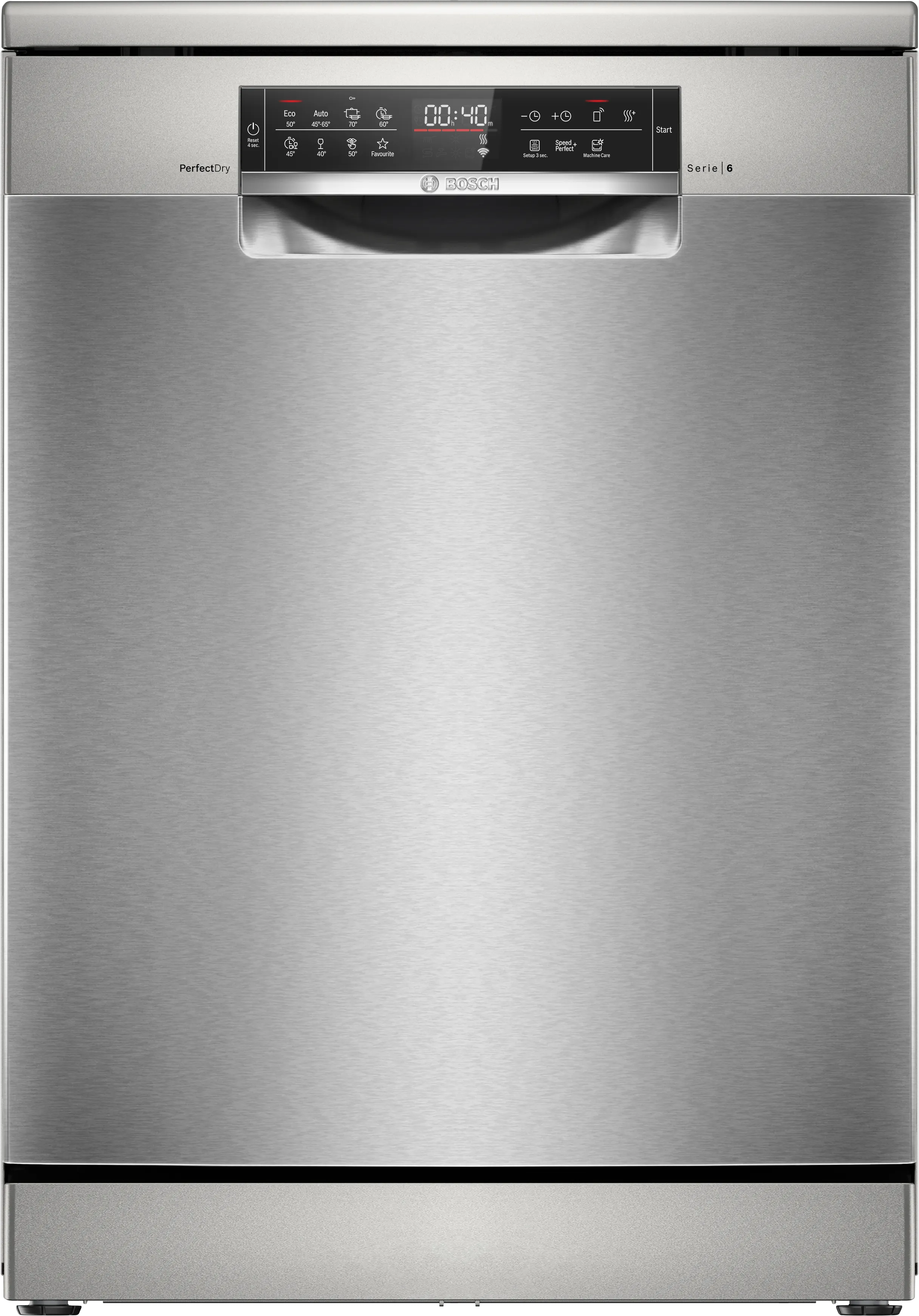 Série 6 Lave-vaisselle pose-libre 60 cm Acier brossé anti-traces 