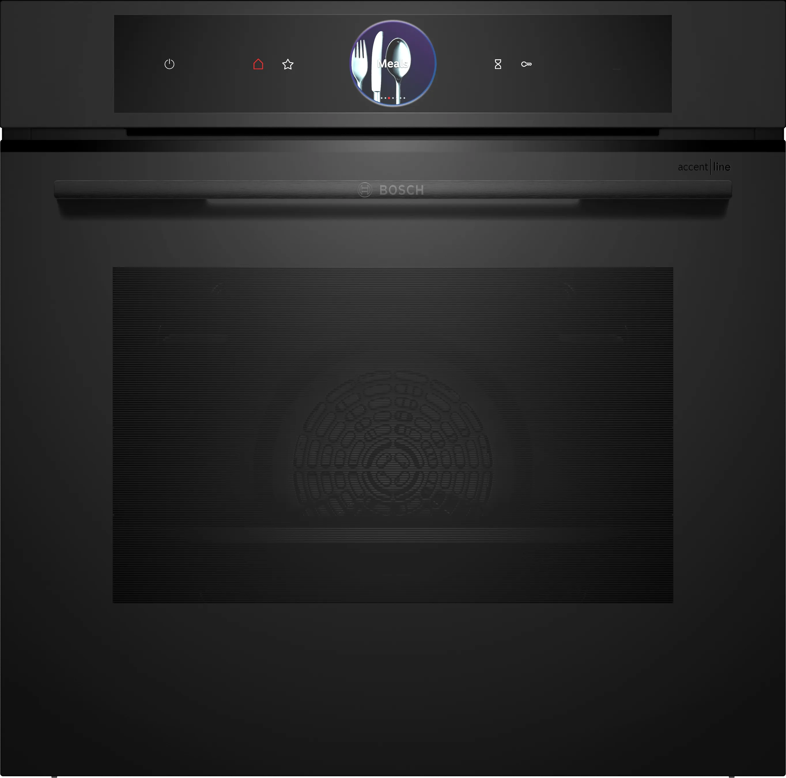 Serie 8 Bakoven 60 x 60 cm Mat zwart 