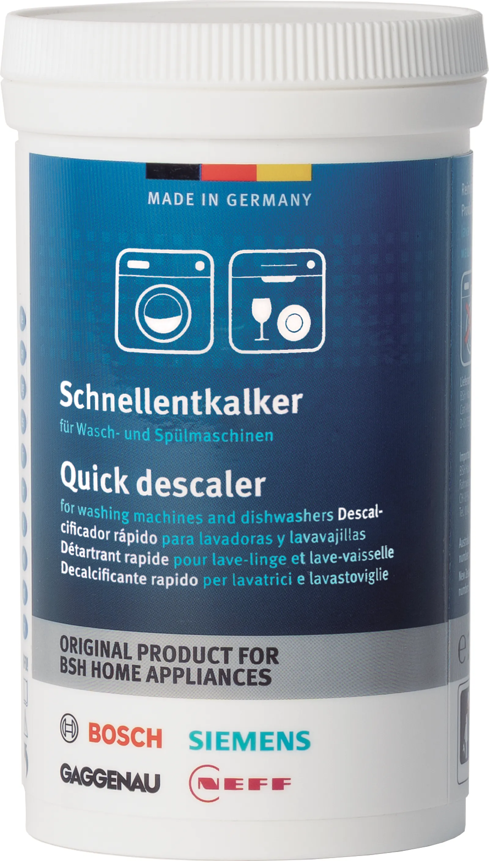 Krachtige ontkalker voor wasmachine en vaatwasser - 250g 