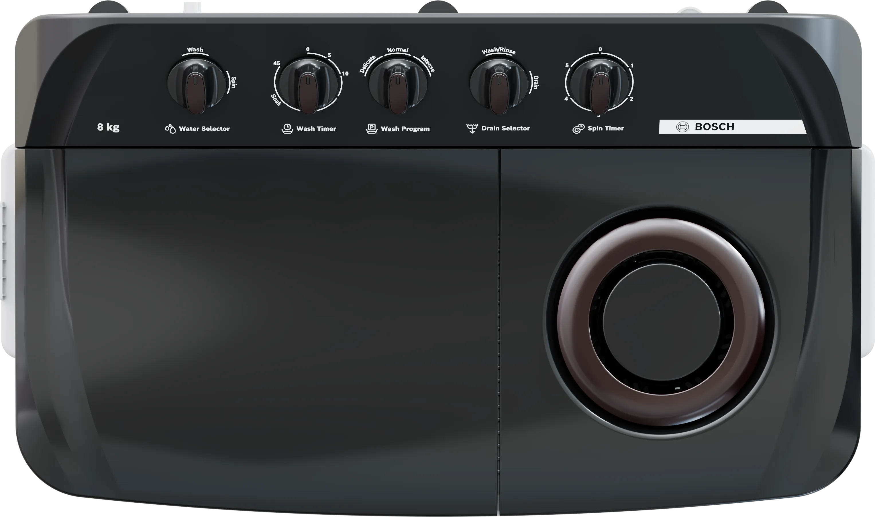 Bosch WJP80AU0IN Series 2 Semi-automatic Toploader 8 kg 1300 rpm - View 3