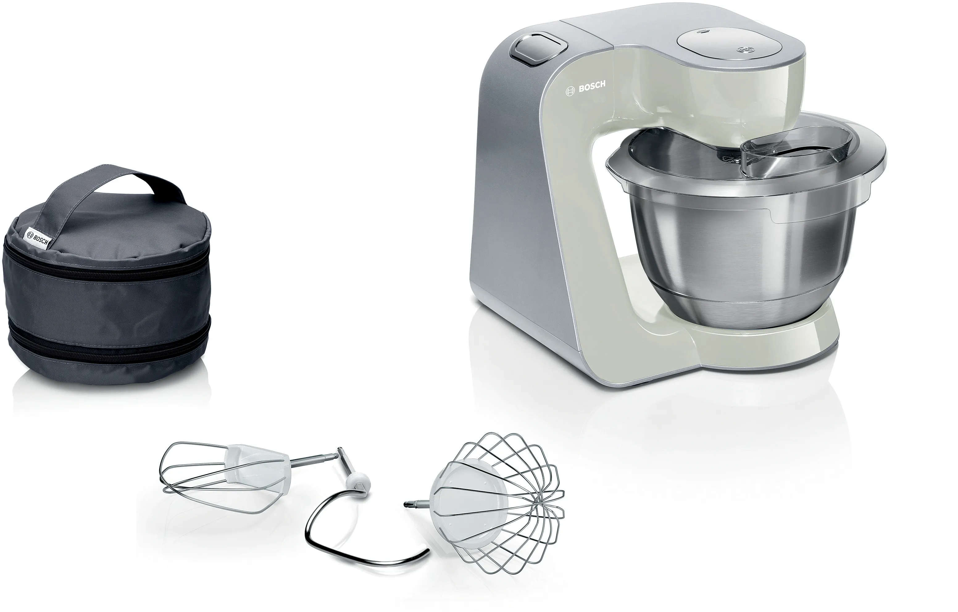 Серия 4 Кухненска машина MUM 5 1000 W Сиво, Бяло, сребърно