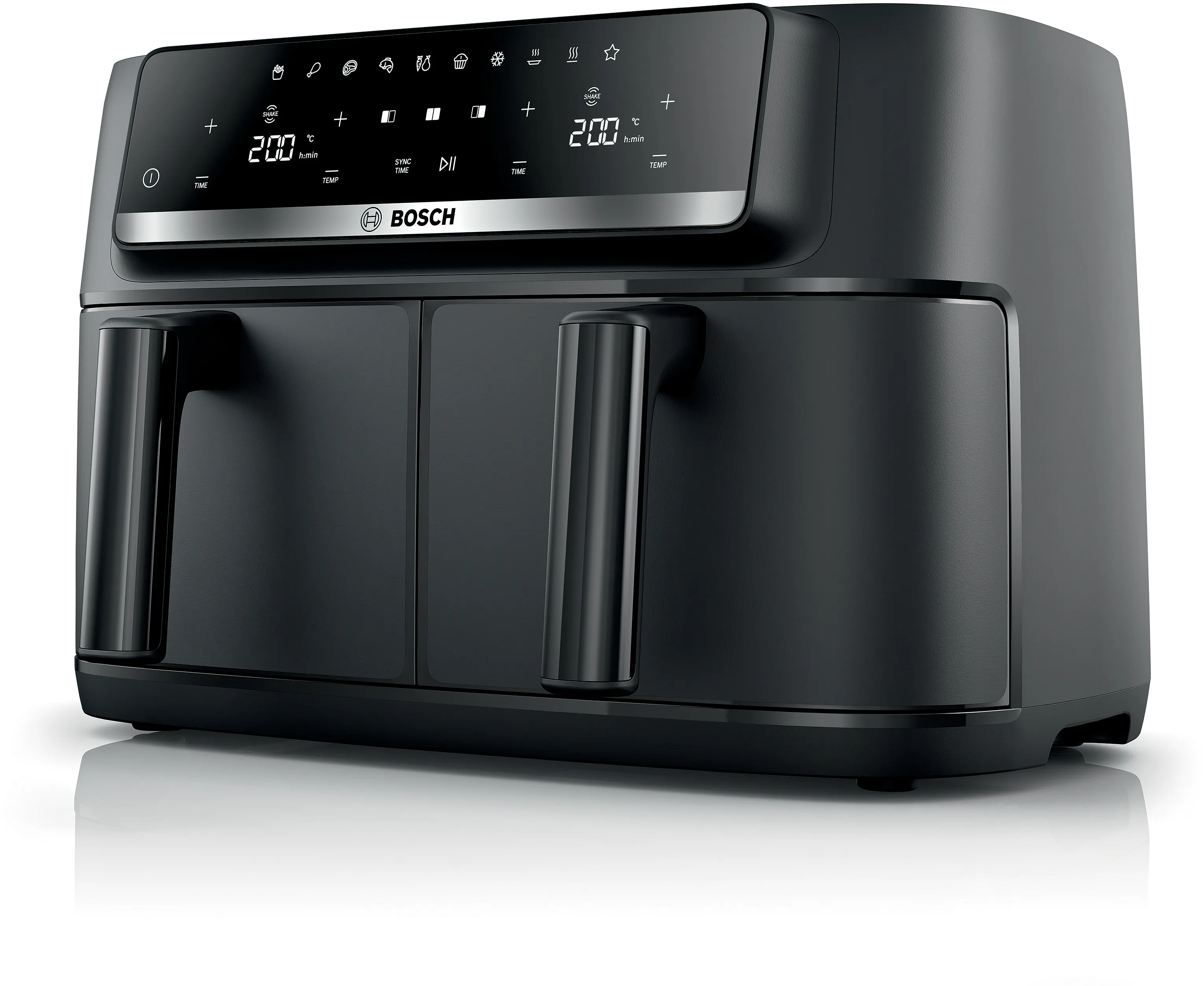Series 4 Double Drawer Air Fryer Black 