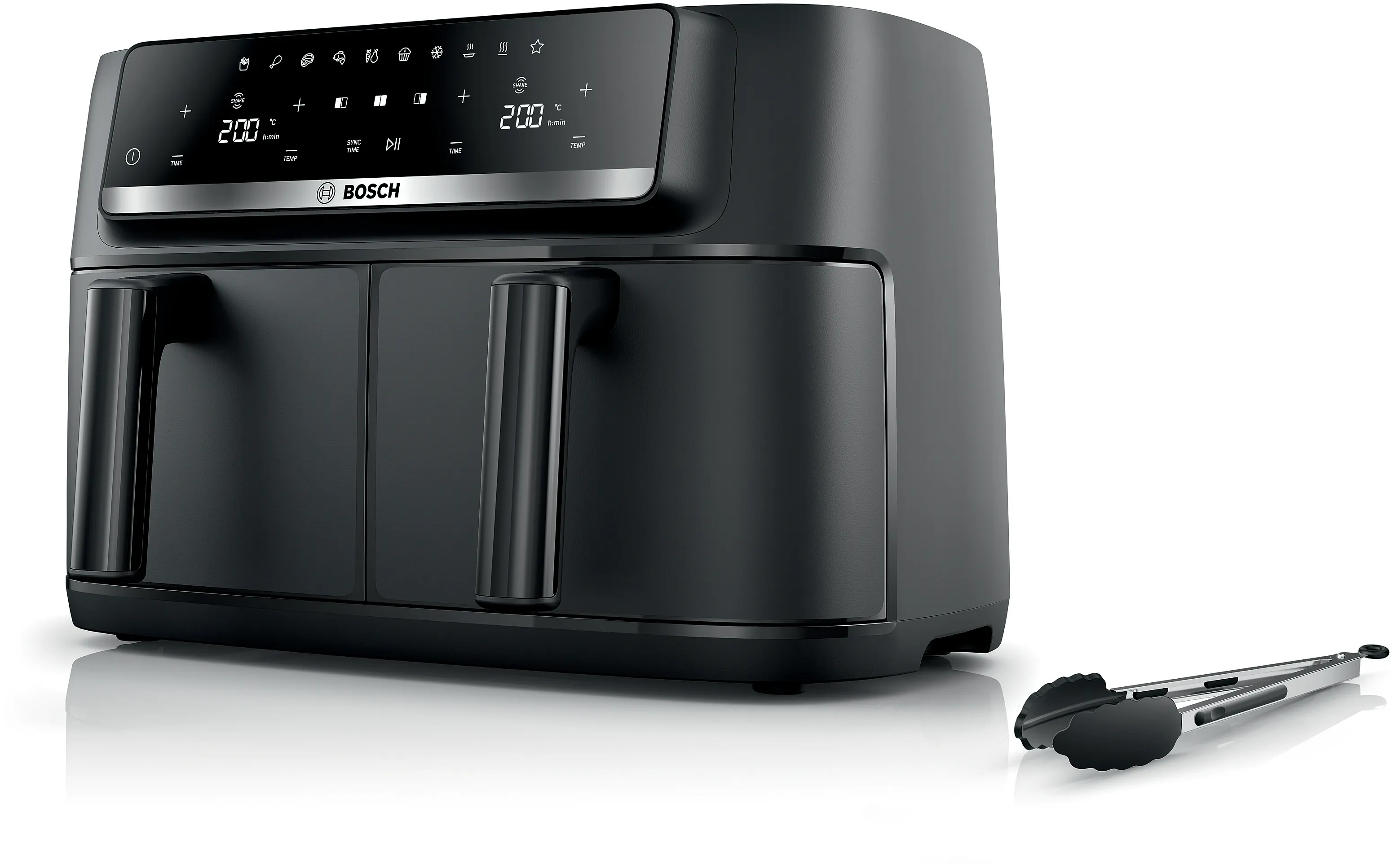Series 4 Double Drawer Air Fryer Black 