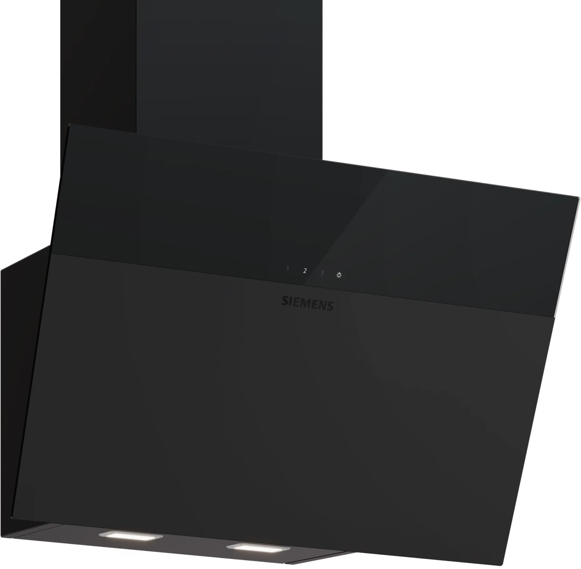iQ300 Wandesse 60 cm Klarglas matt schwarz bedruckt, Mattschwarz 