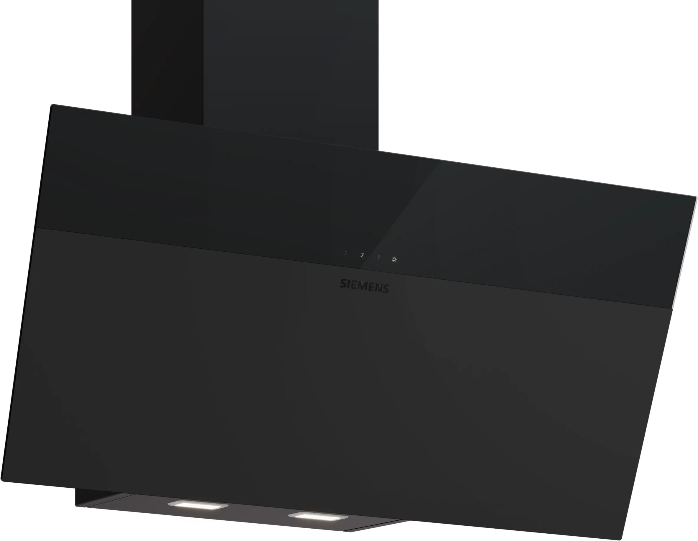 iQ300 Wandesse 80 cm Klarglas matt schwarz bedruckt, Mattschwarz 