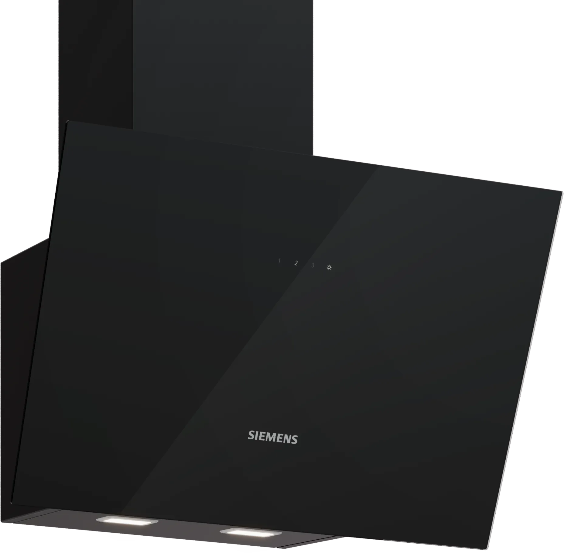 iQ300 Wandesse 60 cm Klarglas schwarz bedruckt, Schwarz 