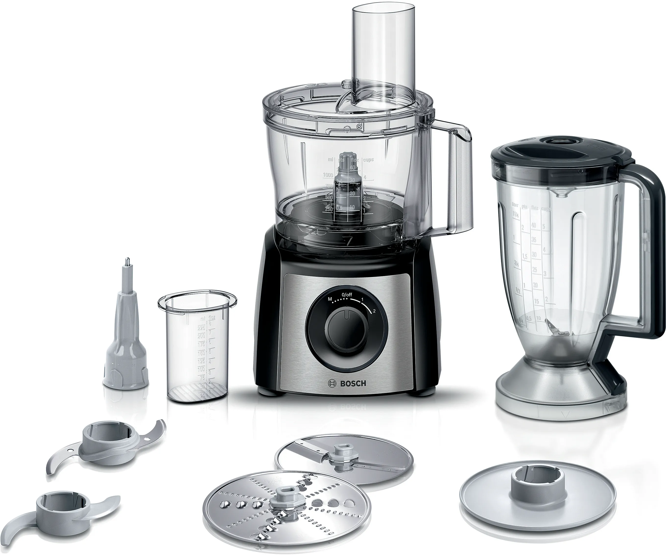 Robot culinaire MultiTalent 3 800 W Noir, Inox brossé 
