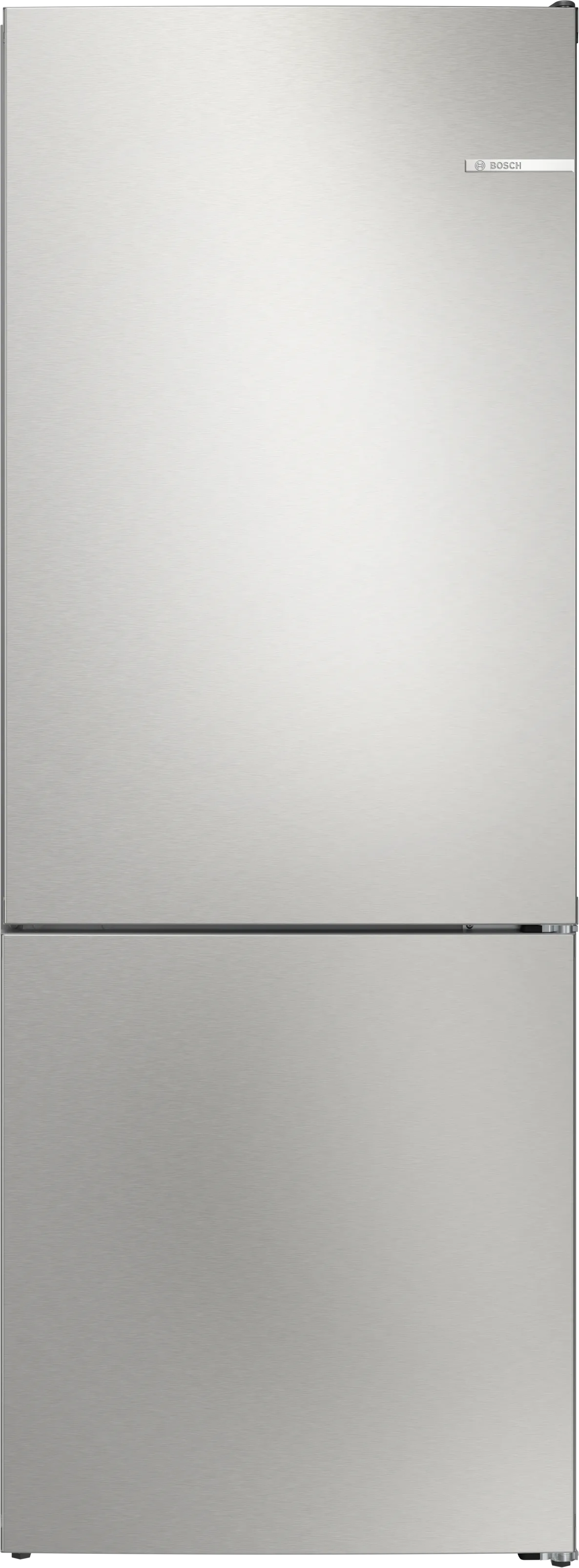 Serie 4 Prostostoječi hladilnik z zamrzovalnikom spodaj 186 x 70 cm Inox z zaščito proti prstnim odtisom 