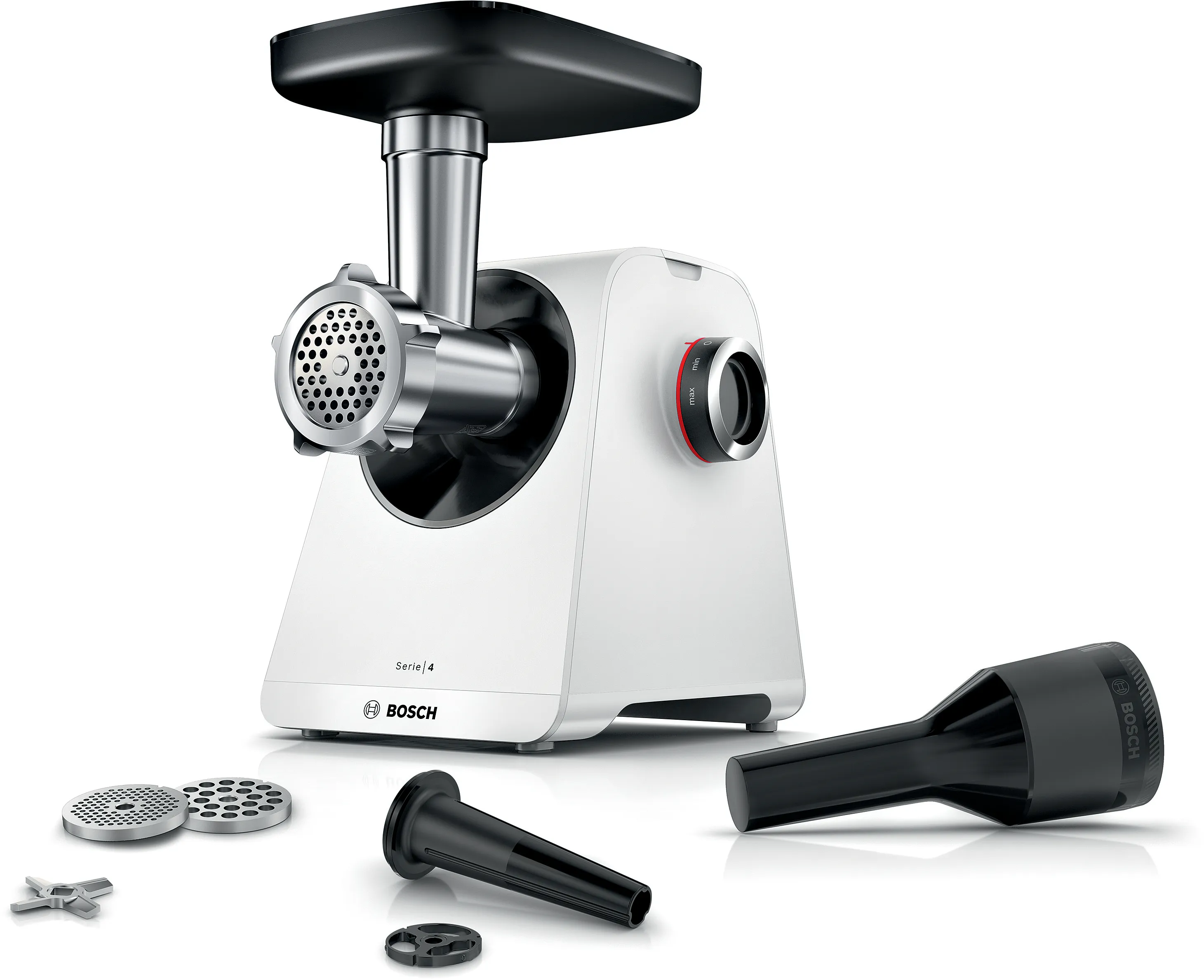 Seria 4 Mașină de tocat MultiPower 1900 W Alb, Alb
