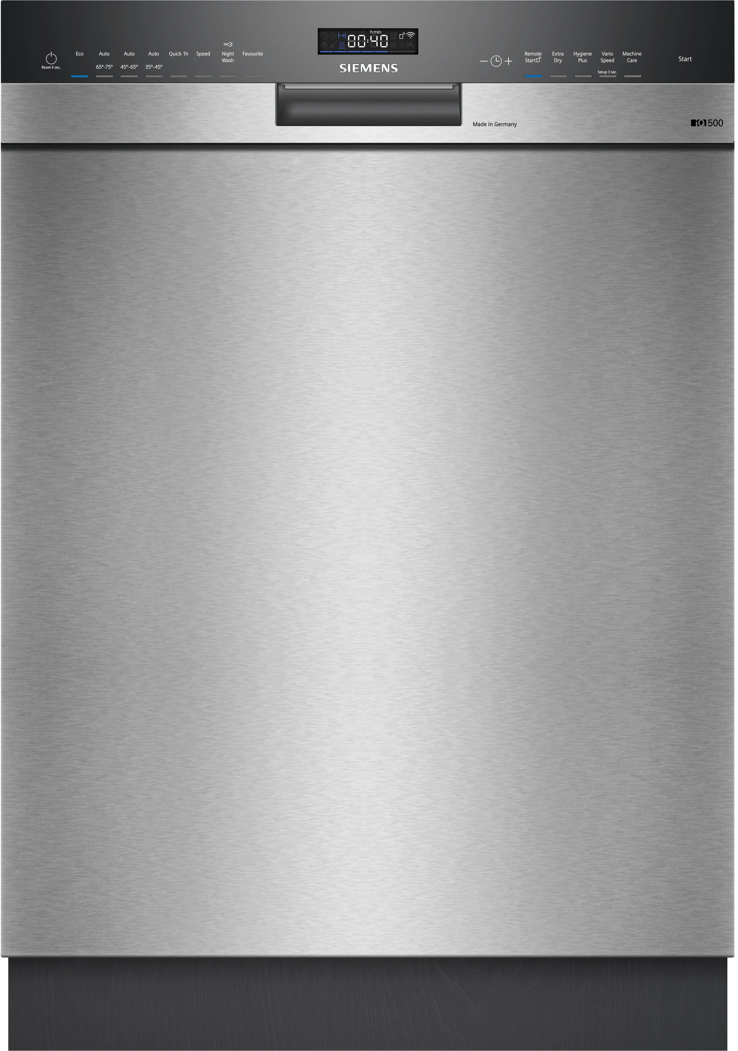 iQ500 built-under dishwasher 60 cm Brushed steel anti-fingerprint 