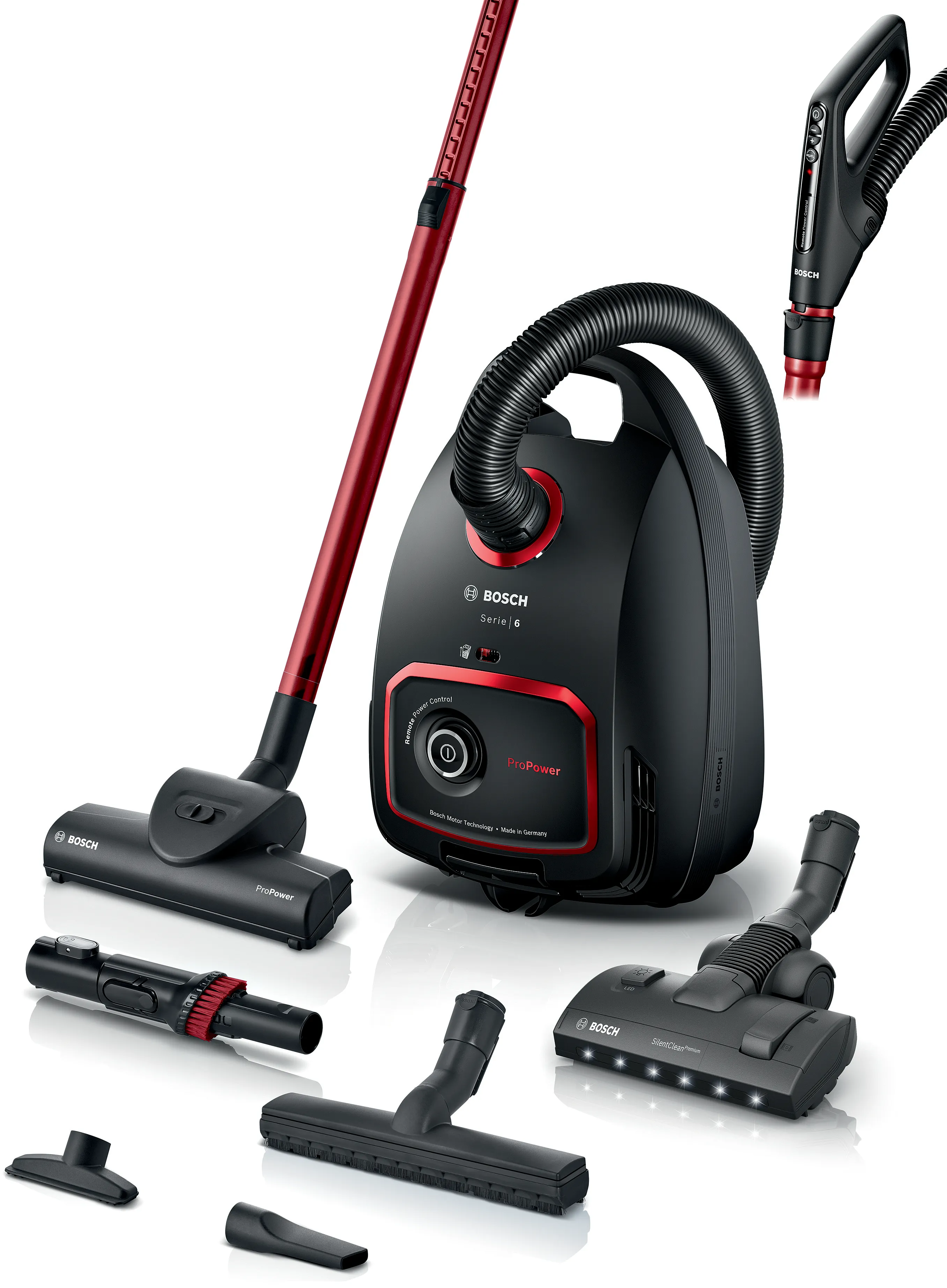 Serie 6 Dammsugare med påse ProPower Svart 