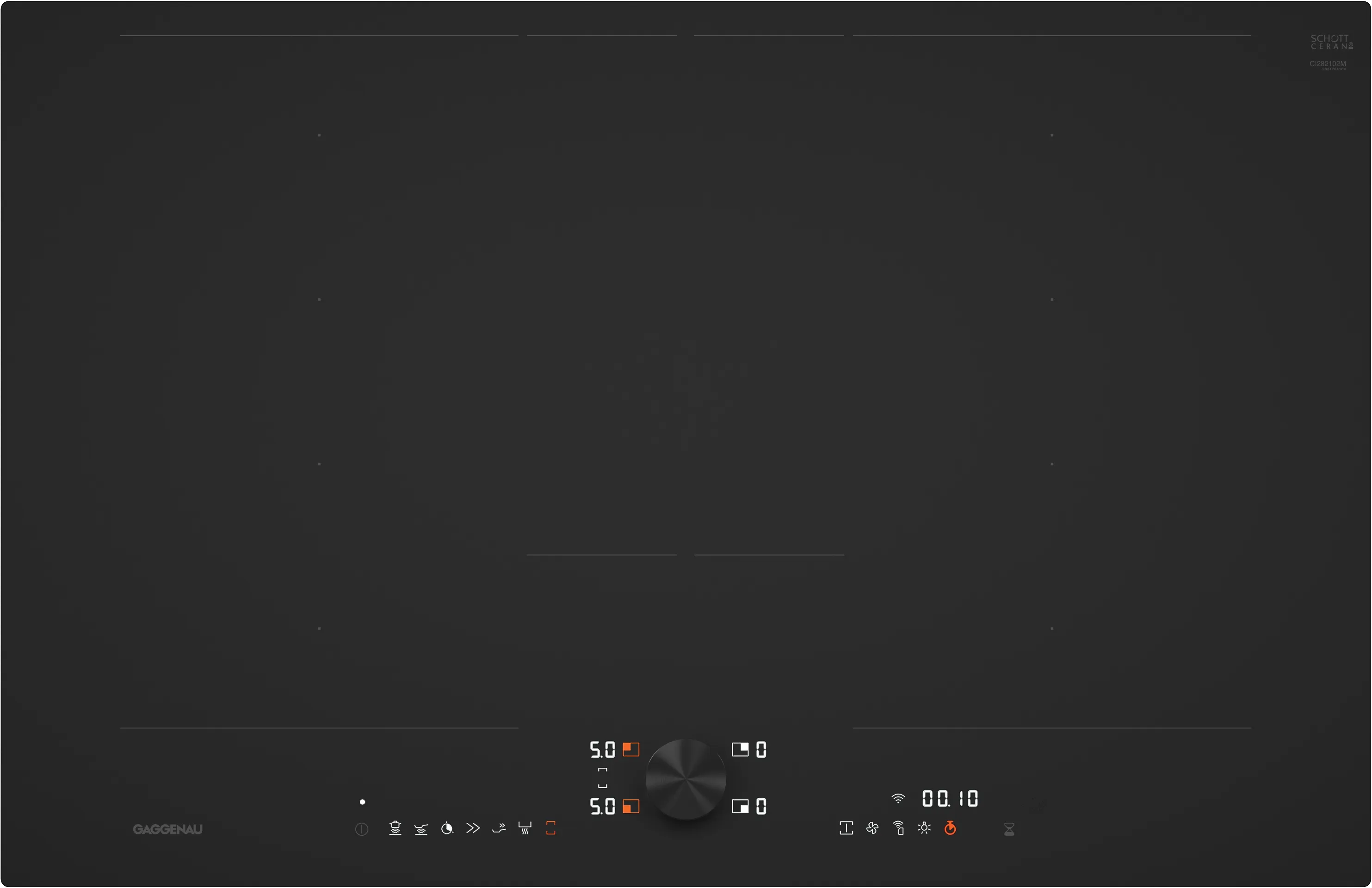 200 series Flex induction hob 80 cm matte finish 