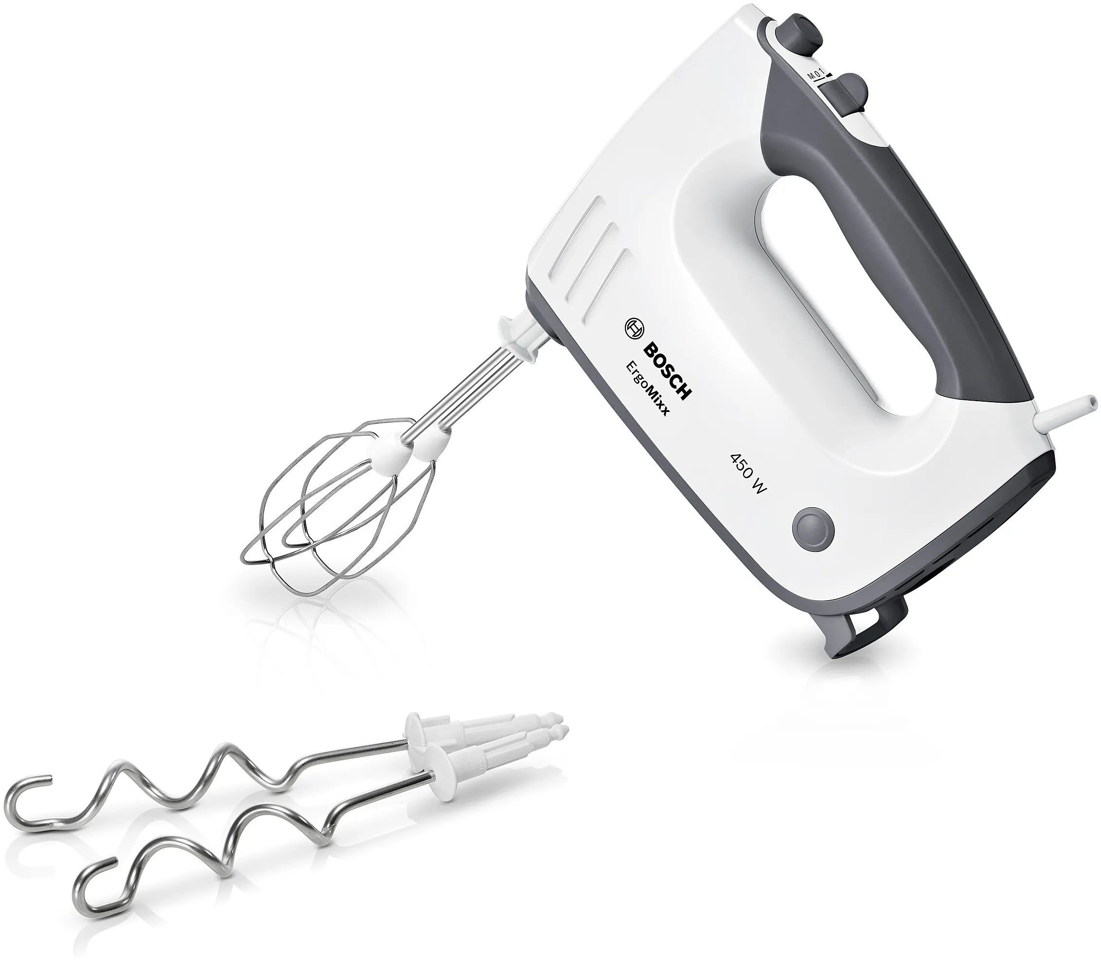 Batteur ErgoMixx 450 W Blanc, Gris