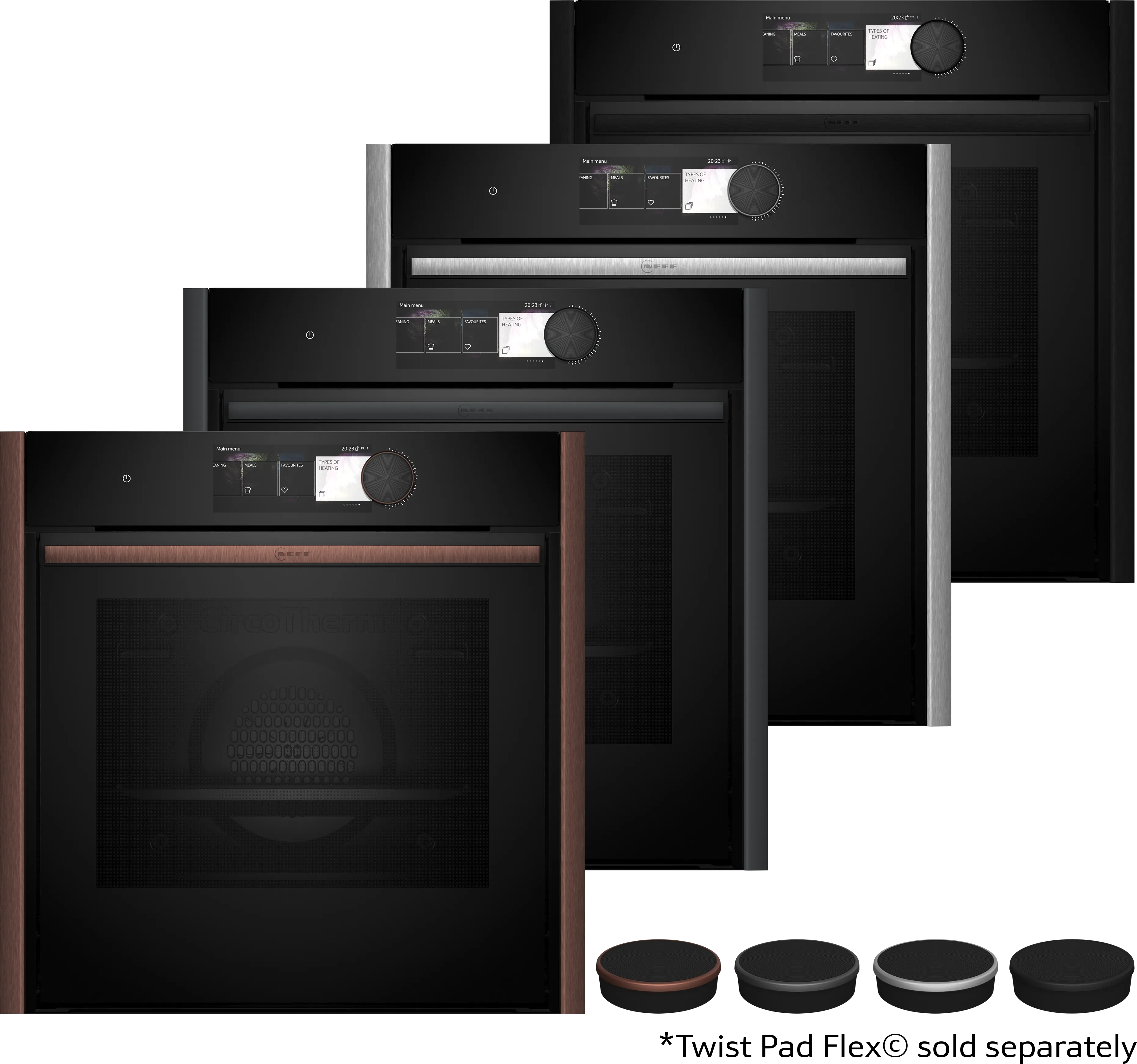N 90 Dampfbackofen 60 x 60 cm Flex Design 