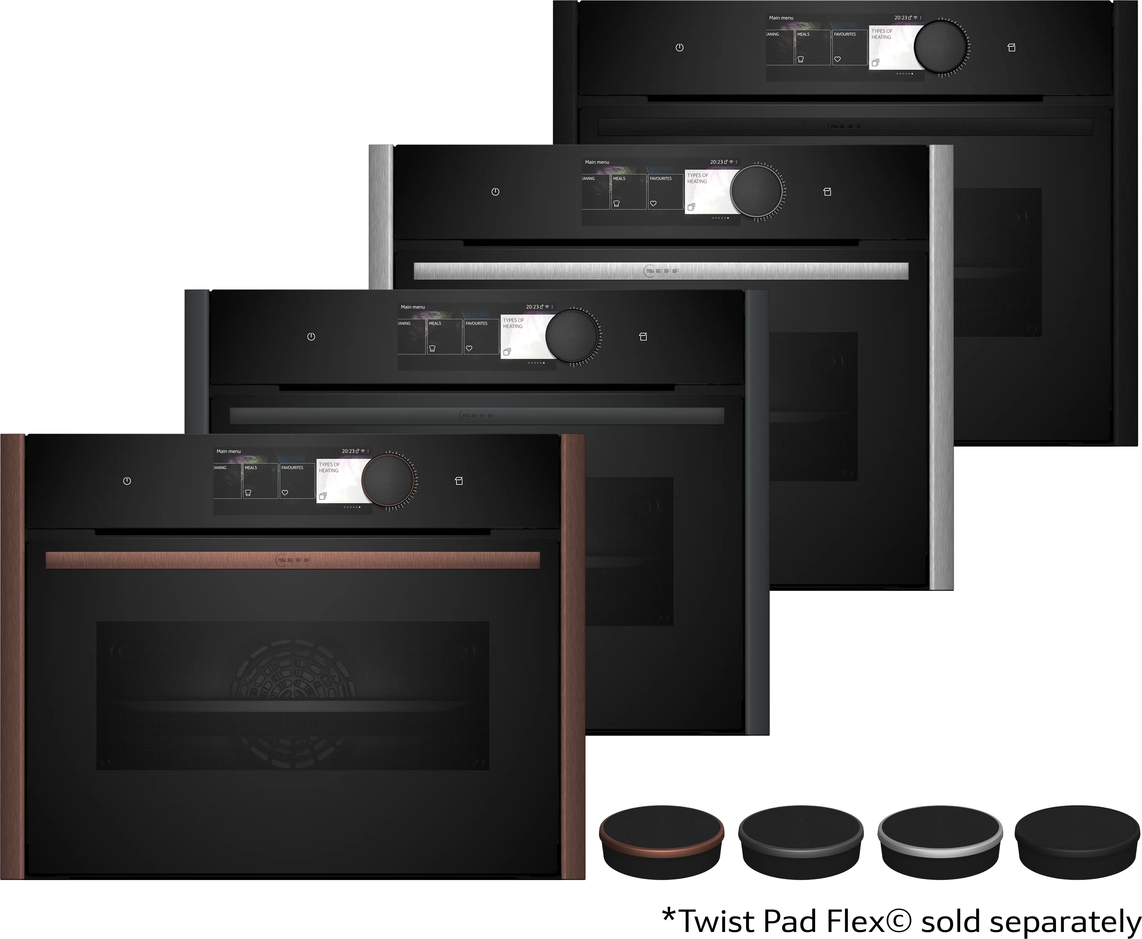 N 90 Combi-steam oven 60 x 45 cm Flex Design