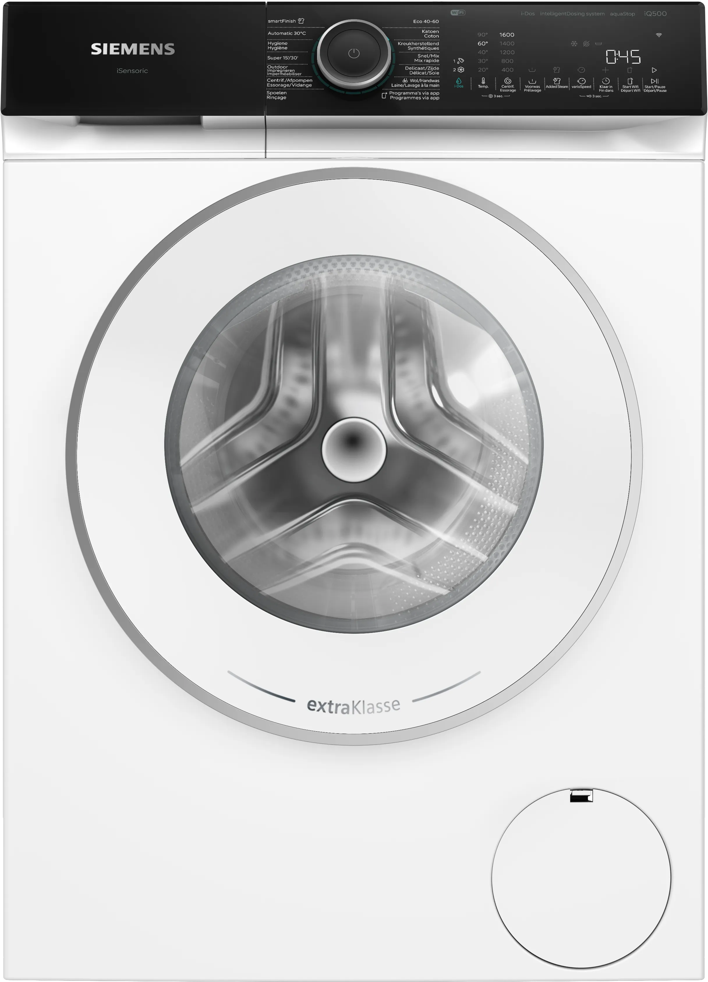 iQ500 Wasmachine 9 kg max. 1600 rpm 
