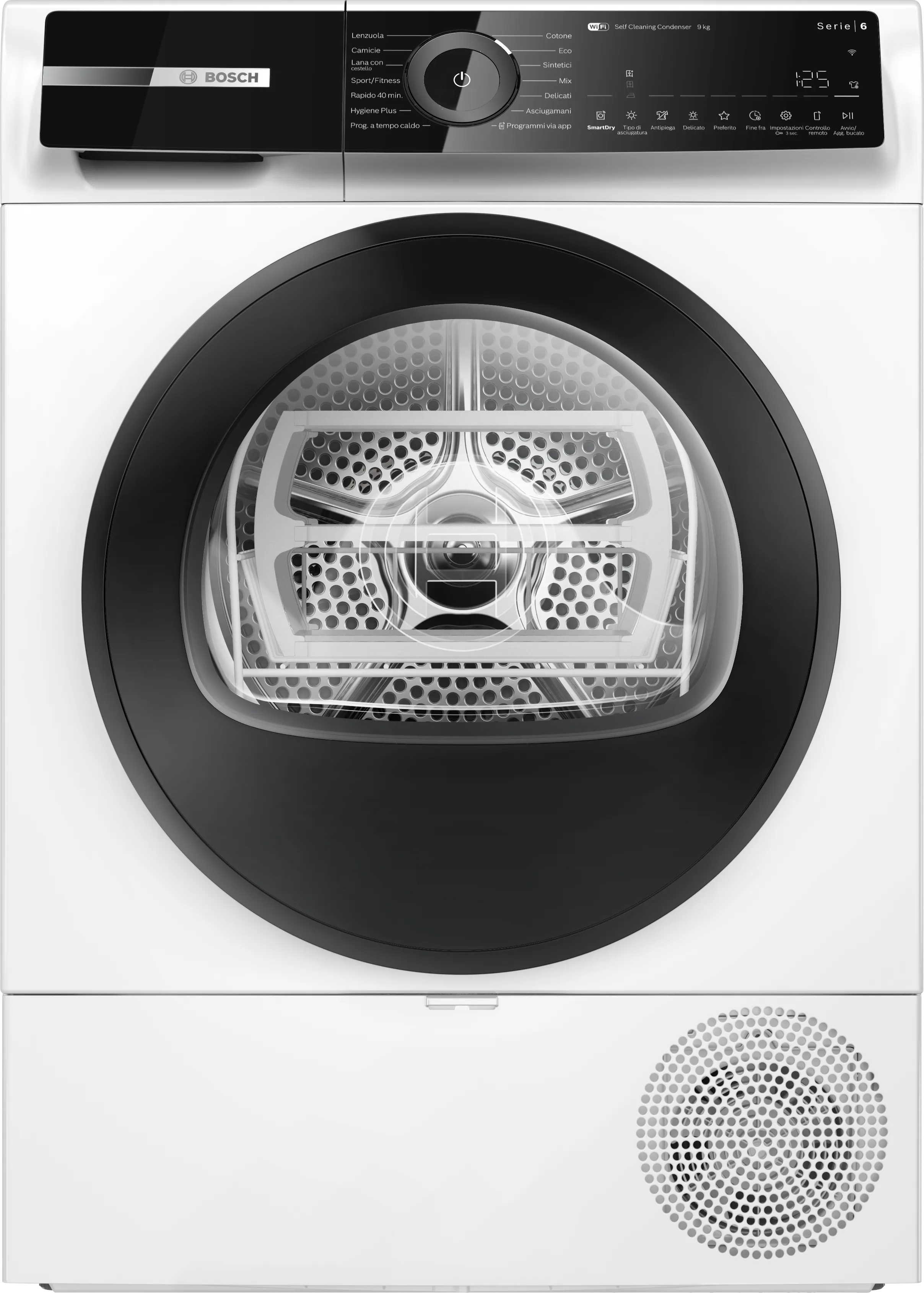 Serie 6 Asciugatrice a pompa di calore 9 kg 