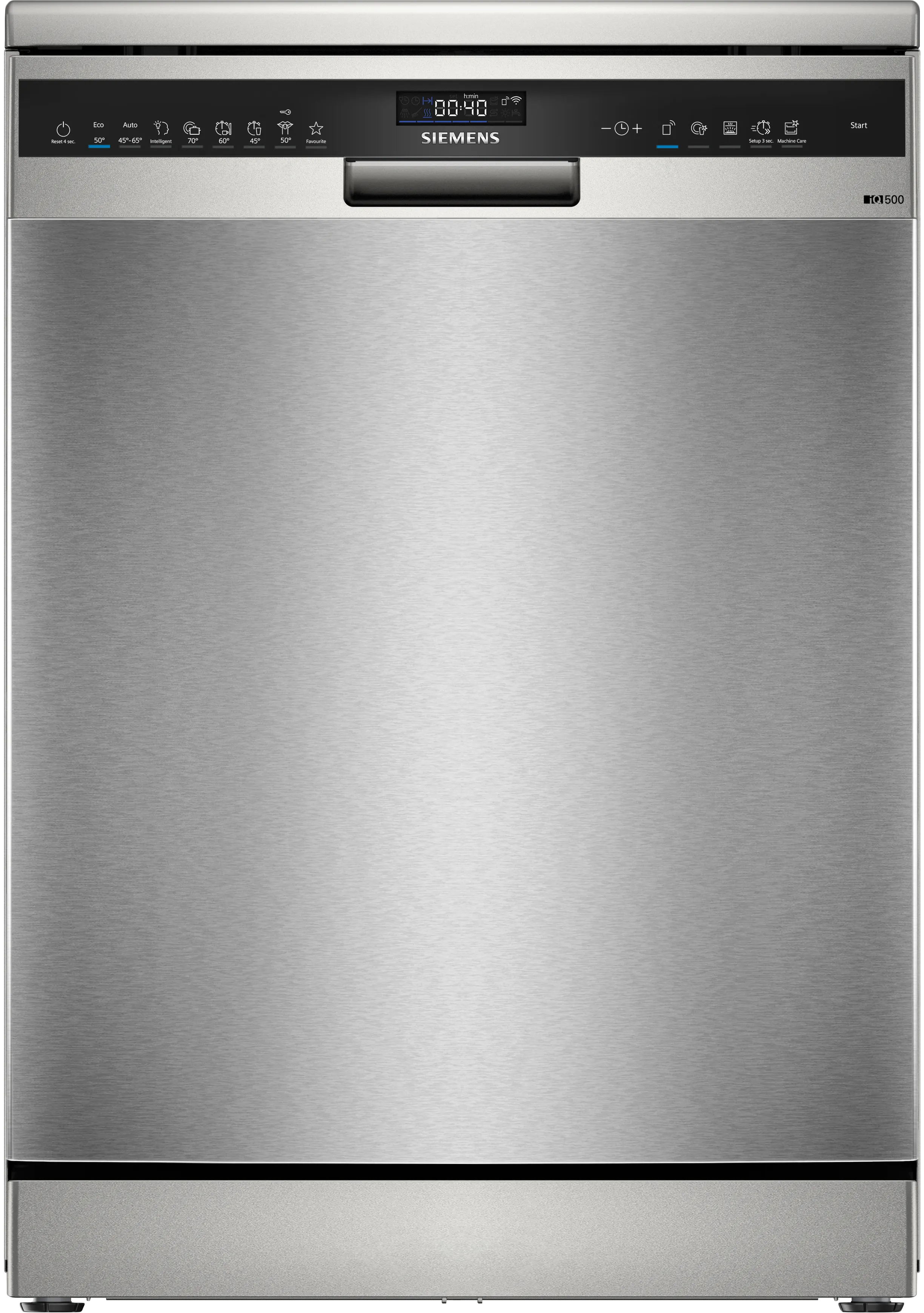 iQ500 Lave-vaisselle pose libre 60 cm Acier brossé AntiFingerprint 