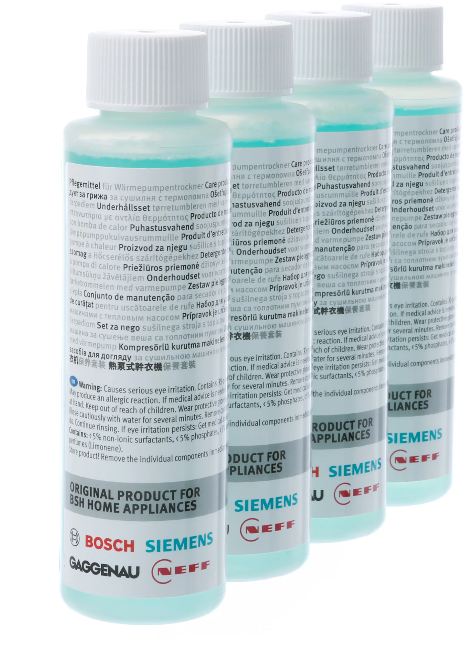 Cleaner Care product for heat pump dryer 