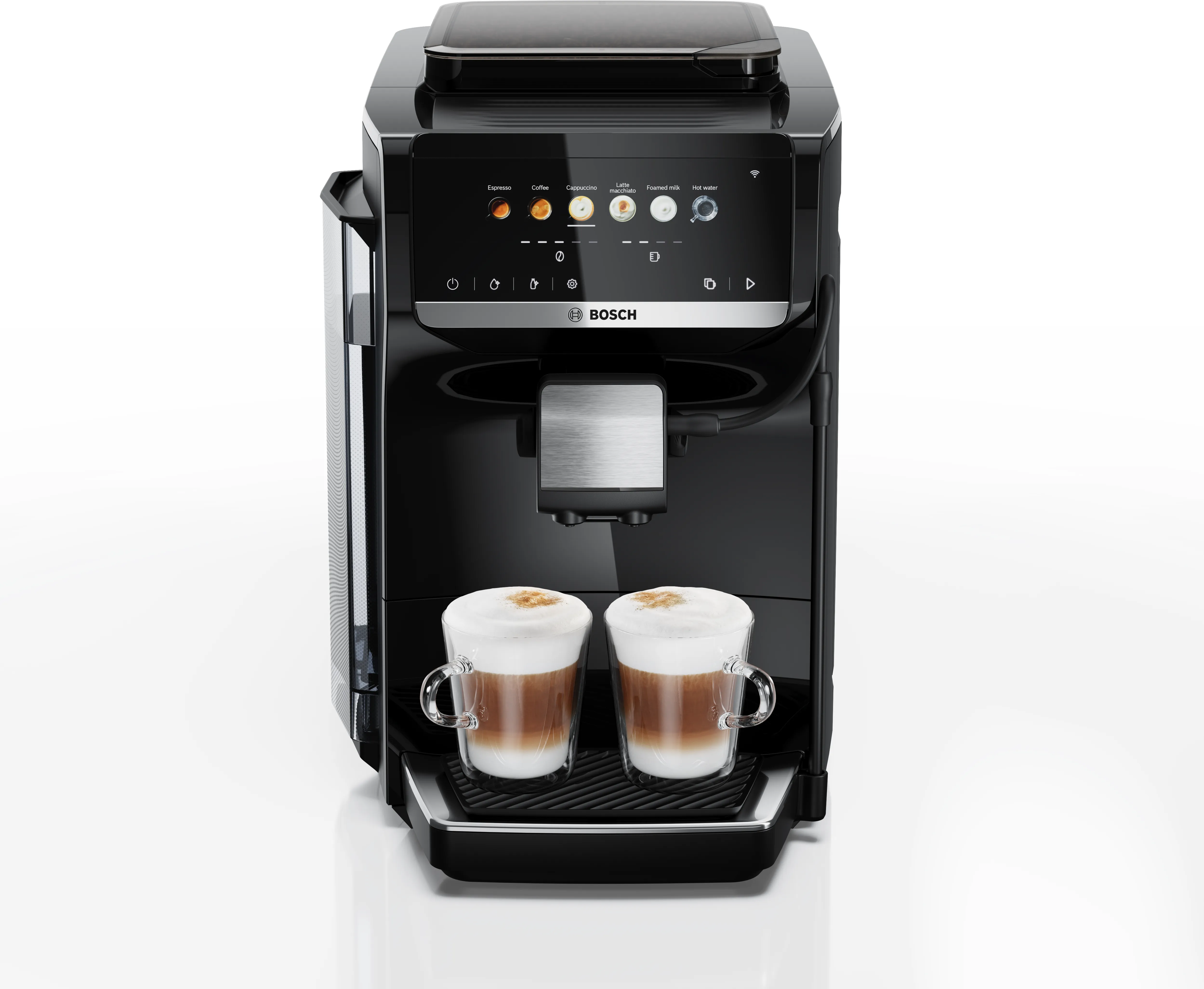 Series 4 Fully Automatic Espresso Machine VeroCafe Piano Black, Removable Water Tank 