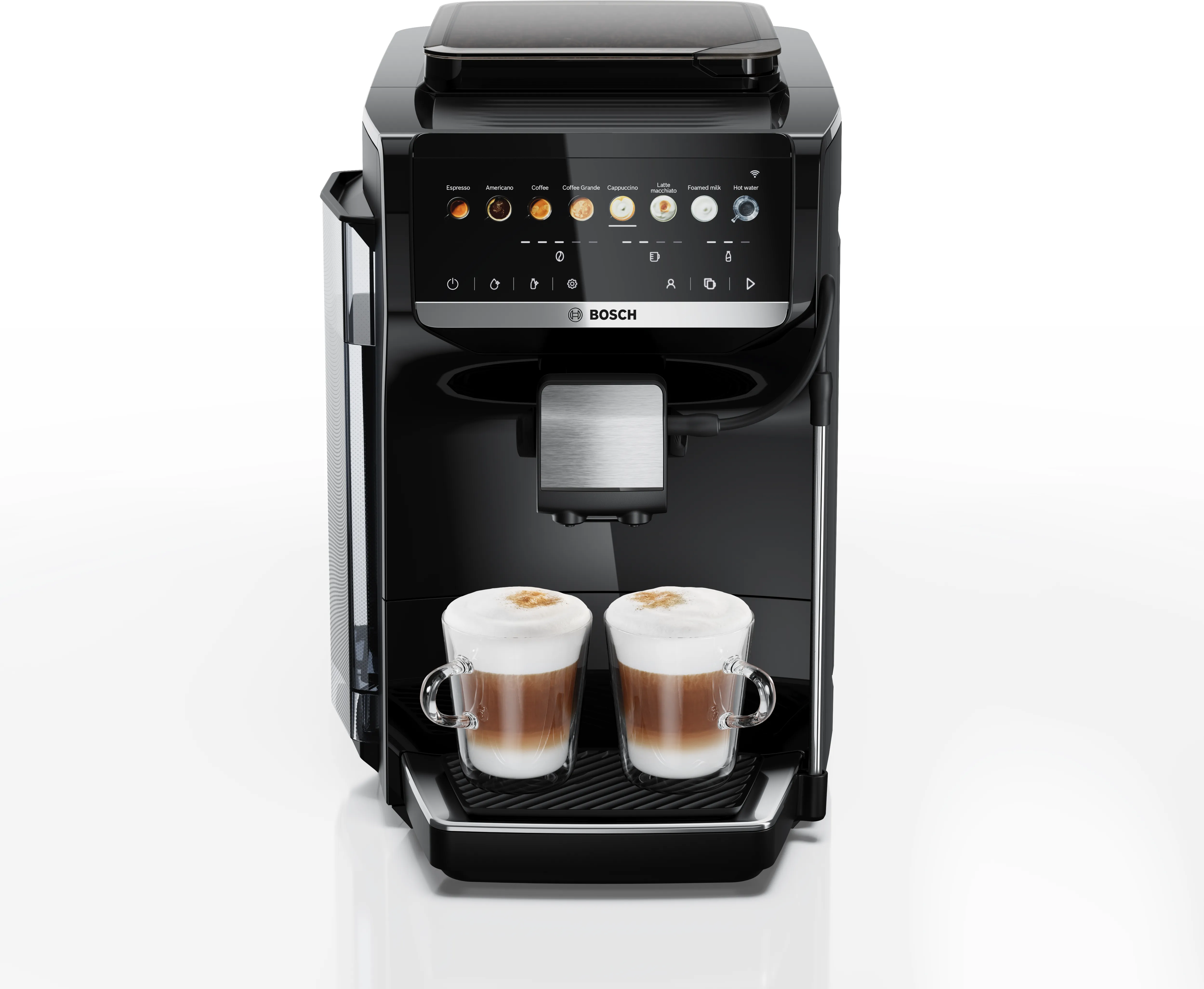 Series 4 Fully Automatic Espresso Machine VeroCafe Piano Black, Removable Water Tank 