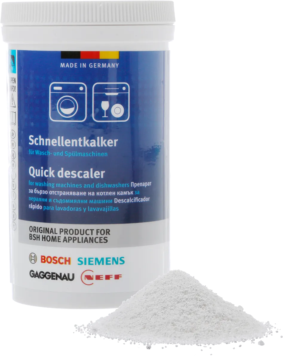 Quick descaler for washing machines and dishwashers 