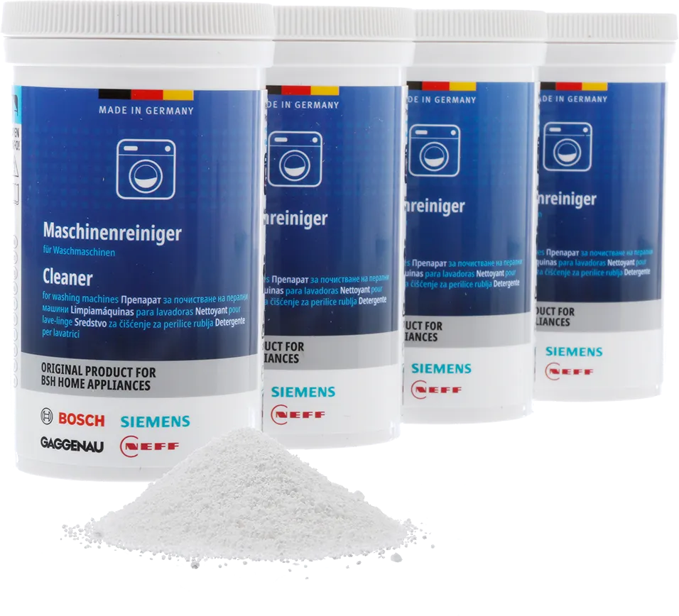 Vorteilspack: 4x Waschmaschinenreiniger 