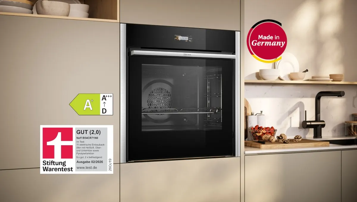B54CR71N0 N70 Backofen 60 x 60 cm Edelstahl