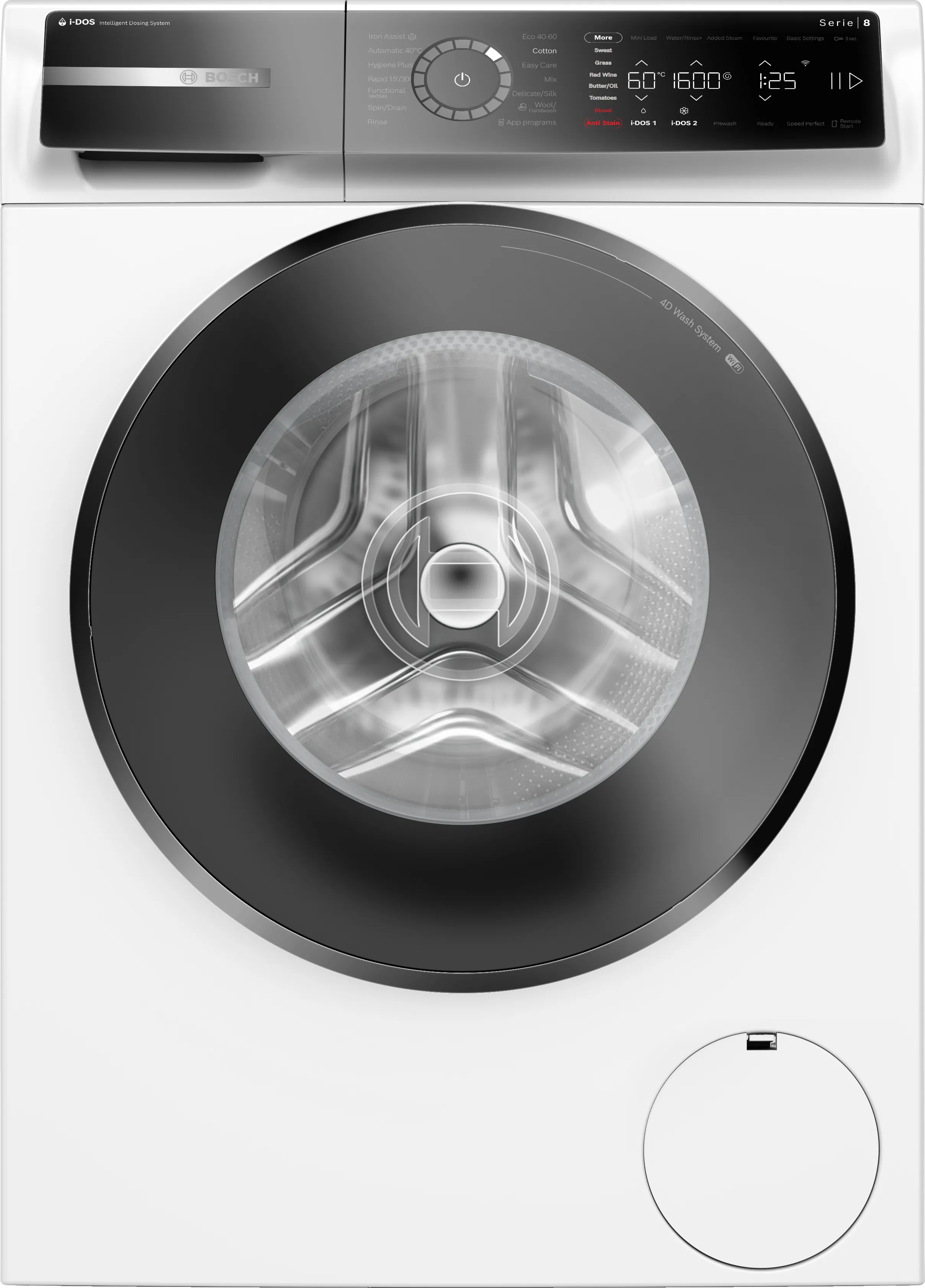 Serie 8 Tvättmaskin, frontmatad 11 kg max. 1600 varv/min