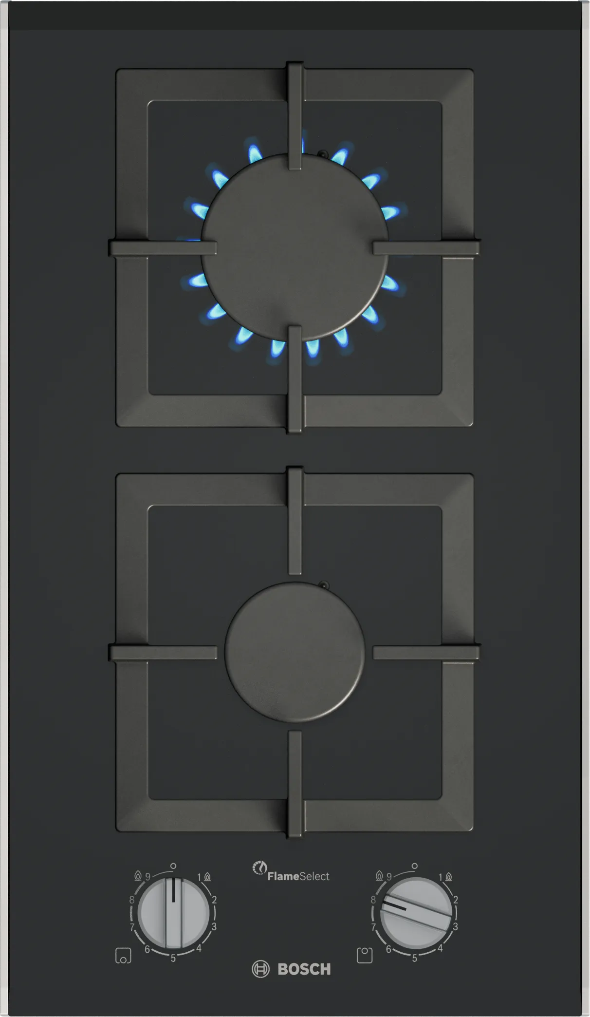 Series 8 Domino gas hob 30 cm Ceramic, Black