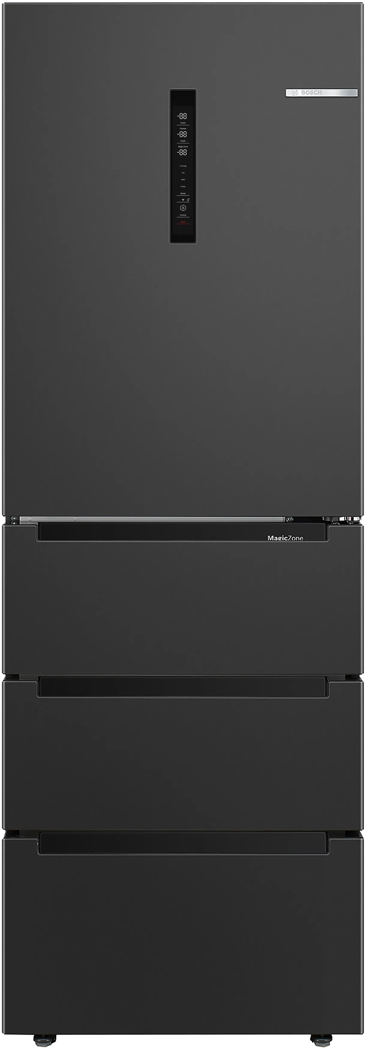 Series 4 French Door Bottom freezer, multi door 189.5 x 65.3 cm Cast Iron, Total No Frost