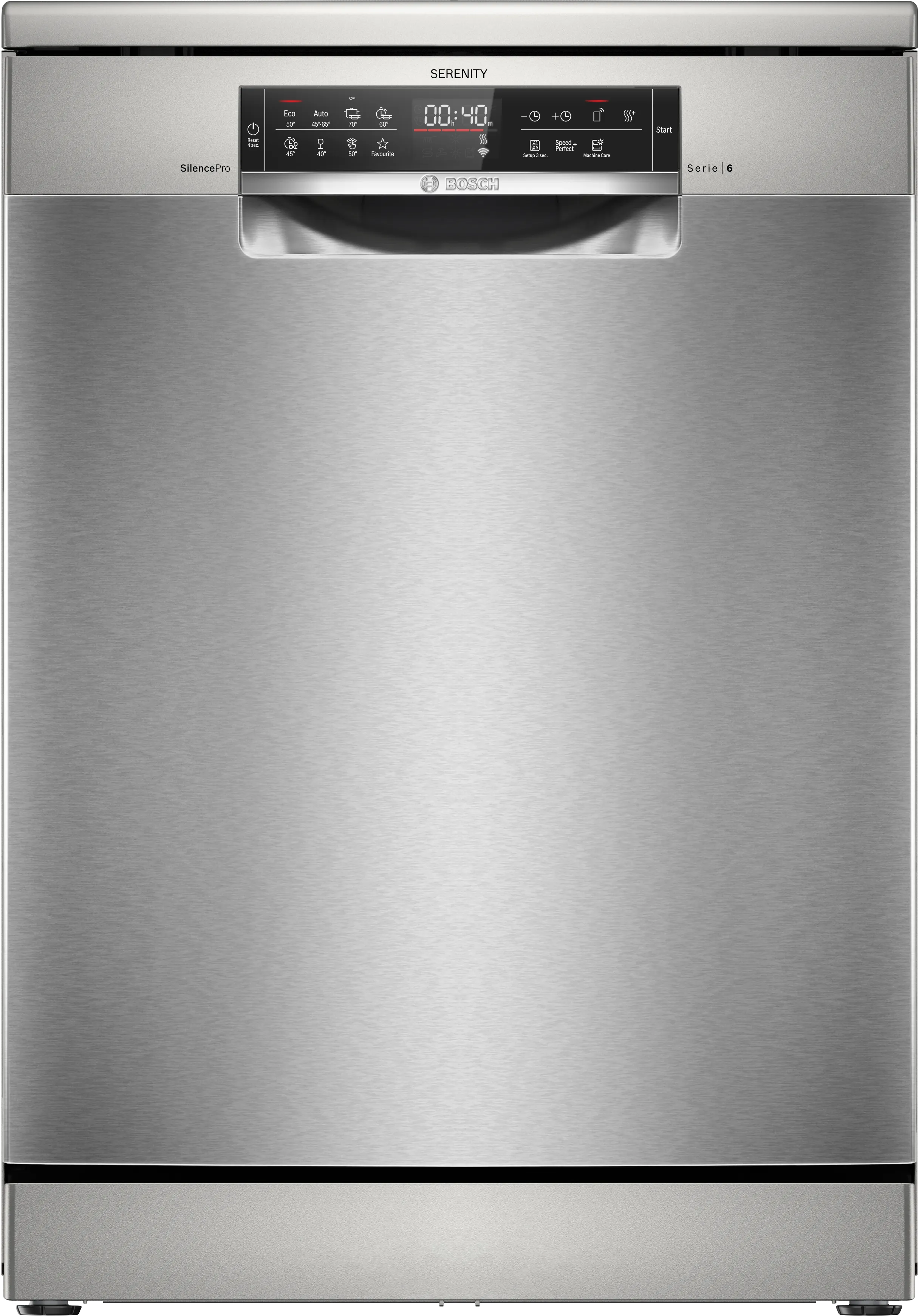 Série 6 Lave-vaisselle pose-libre 60 cm Acier brossé anti-traces 